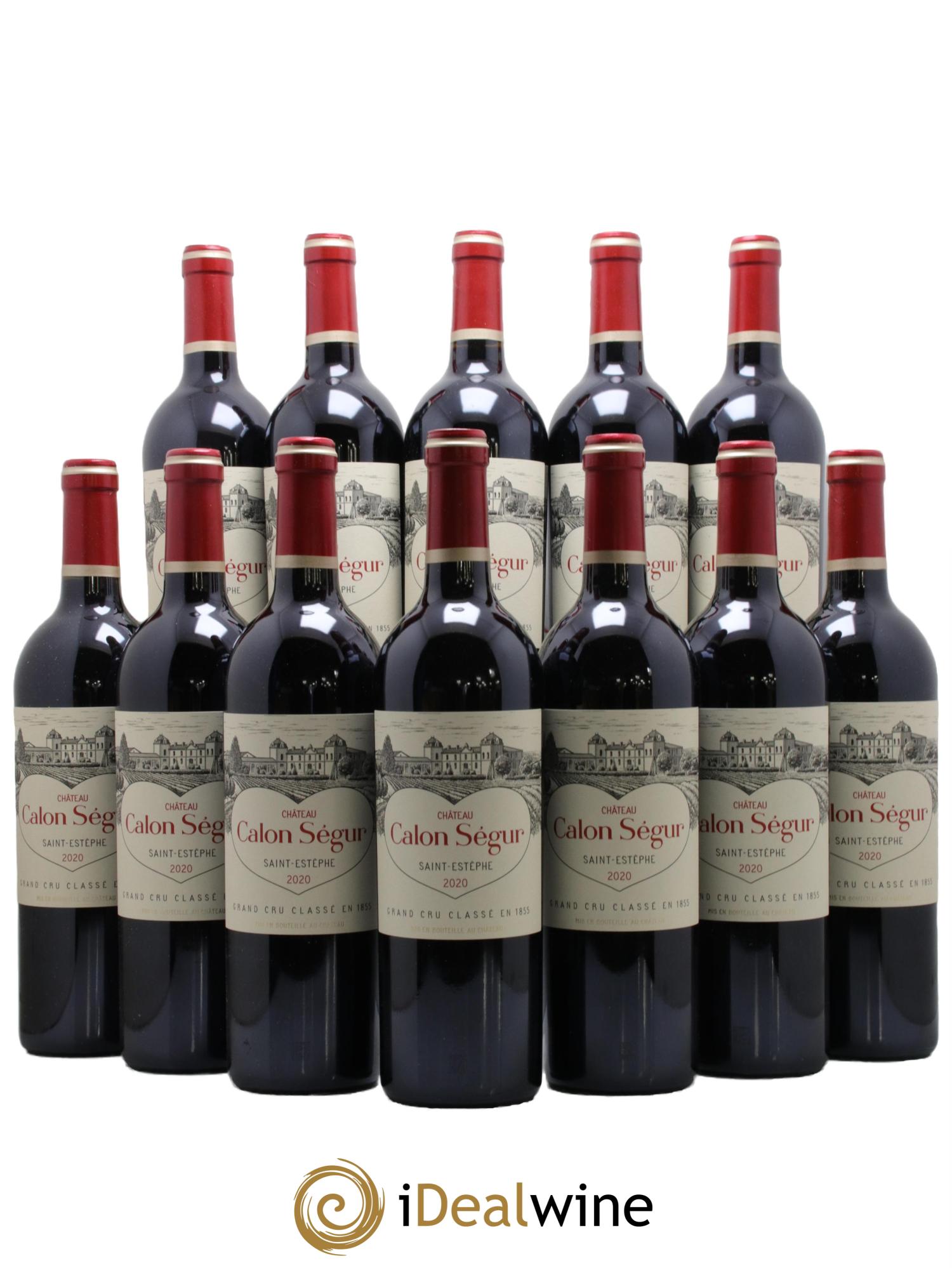 Château Calon Ségur 3ème Grand Cru Classé 2020 - Lot de 12 bouteilles - 0