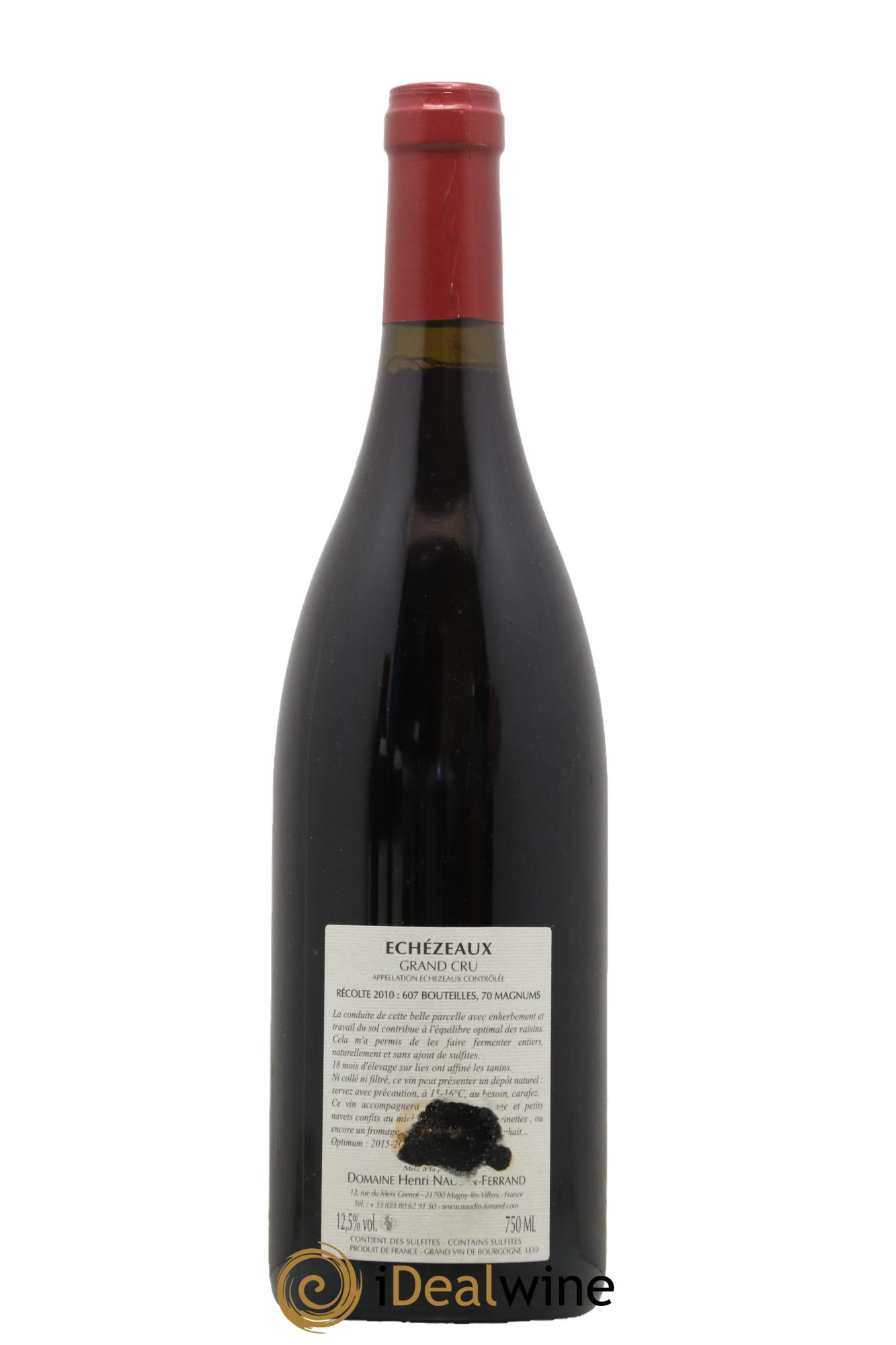 Echezeaux Grand Cru Naudin-Ferrand (Domaine) 2010 - Lotto di 1 bottiglia - 1