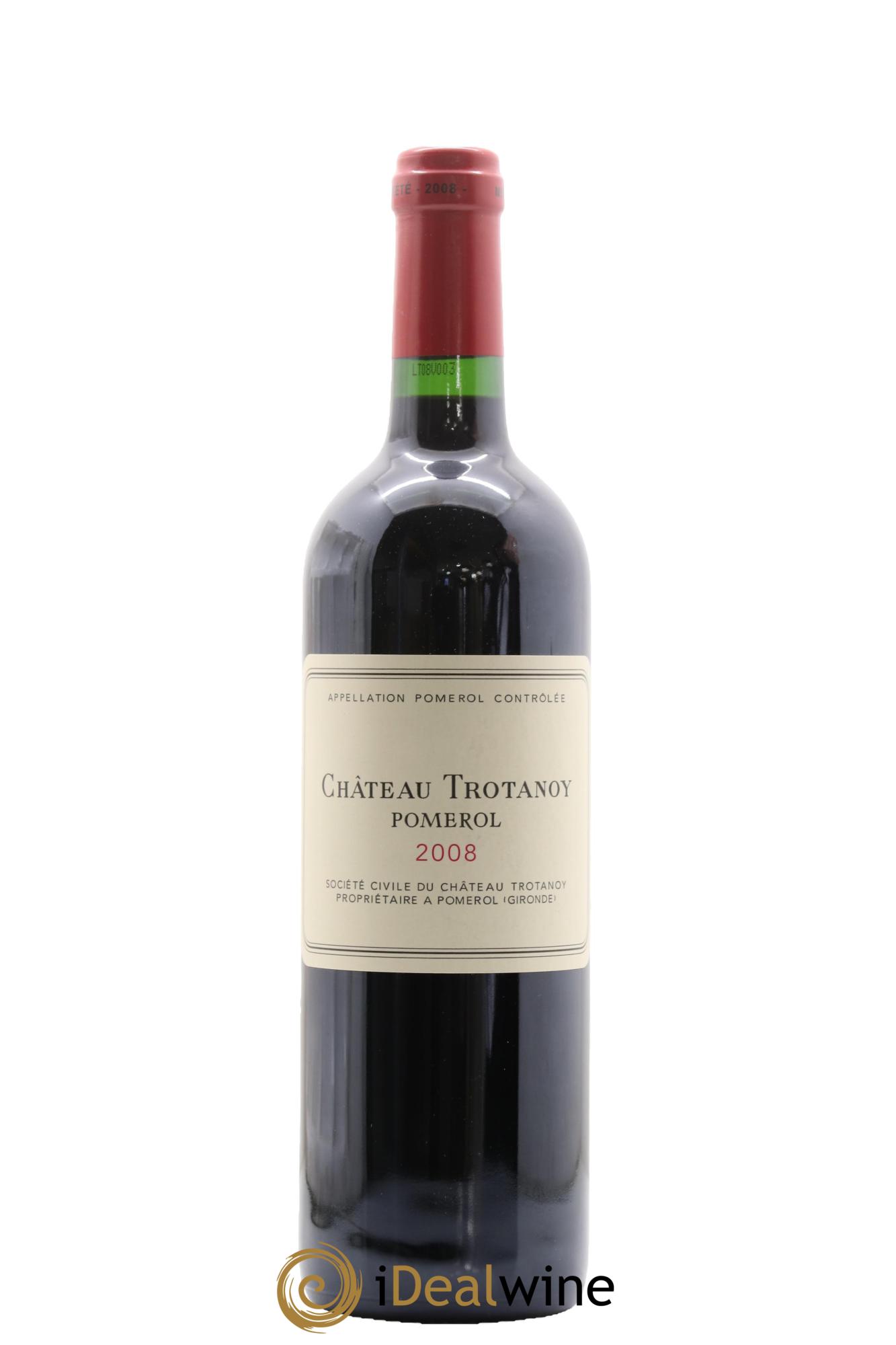 Château Trotanoy 2008 - Lot de 1 bouteille - 0