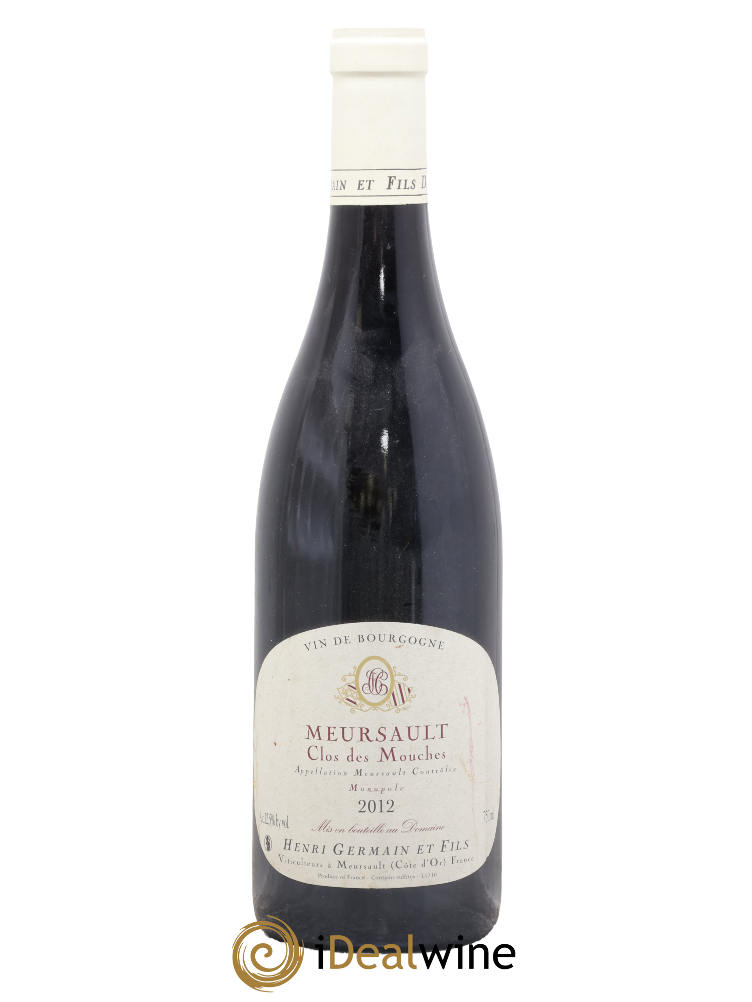 Meursault Clos des Mouches Henri Germain 2012 - Lot de 1 bouteille - 0