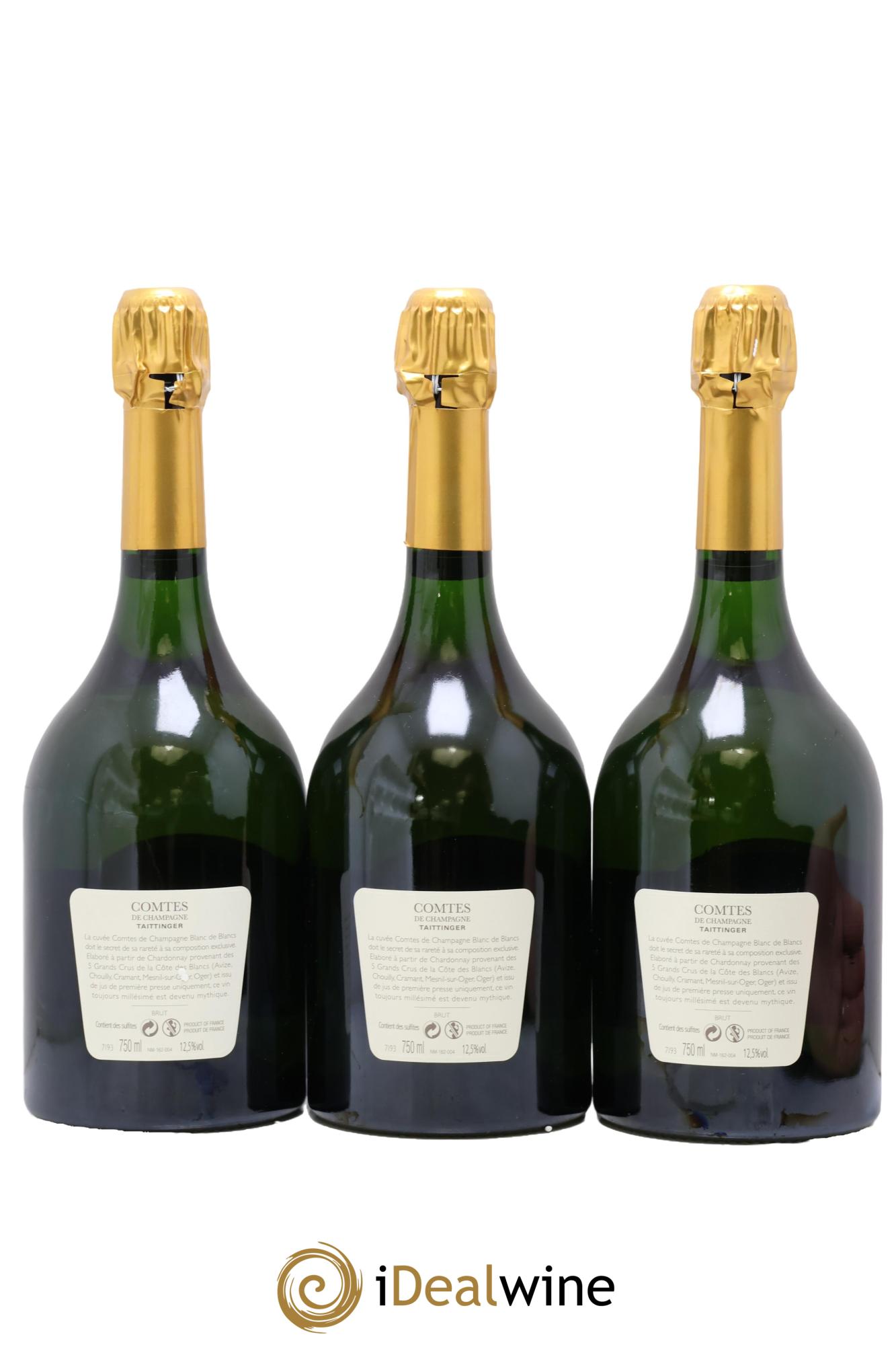 Comtes de Champagne Taittinger 2008 - Lot de 3 bouteilles - 1