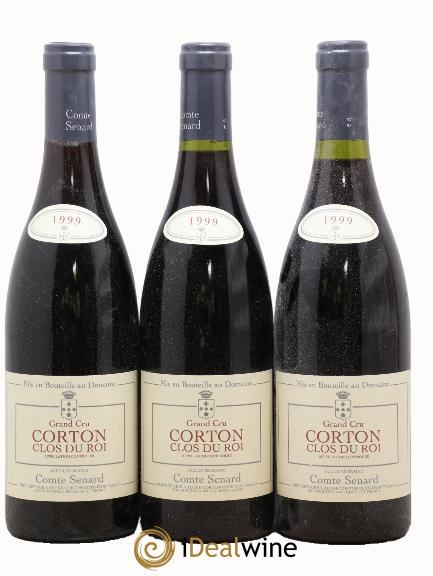 Corton Grand Cru Clos du Roi Comte Senard 1999 - Posten von 3 Flaschen - 0