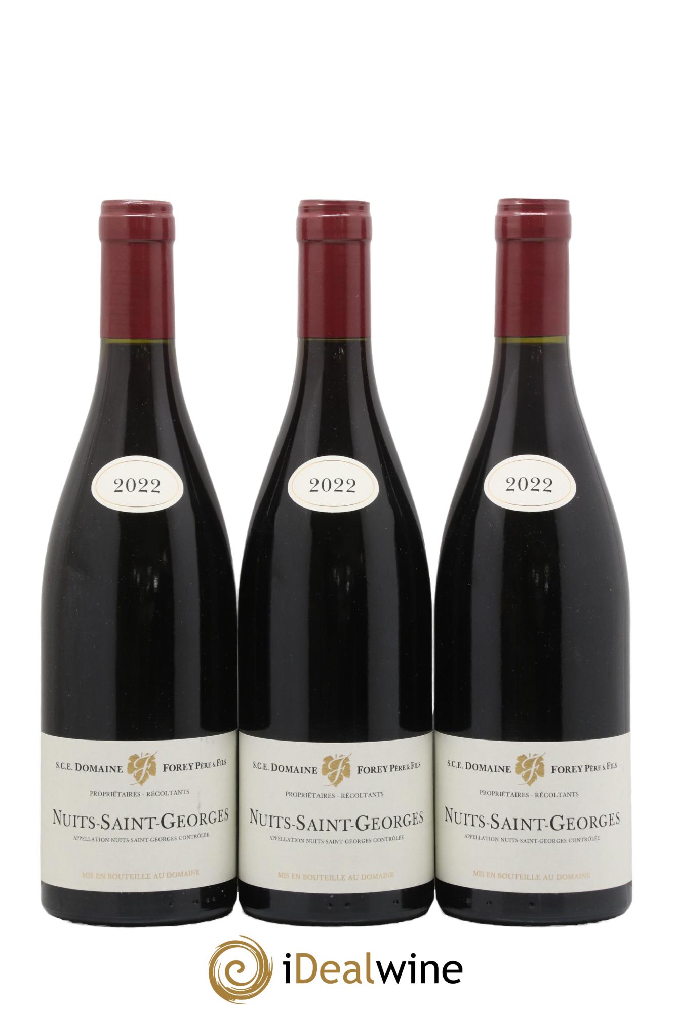 Nuits-Saint-Georges Forey Père et Fils (Domaine) 2022 - Lot de 3 bouteilles - 0