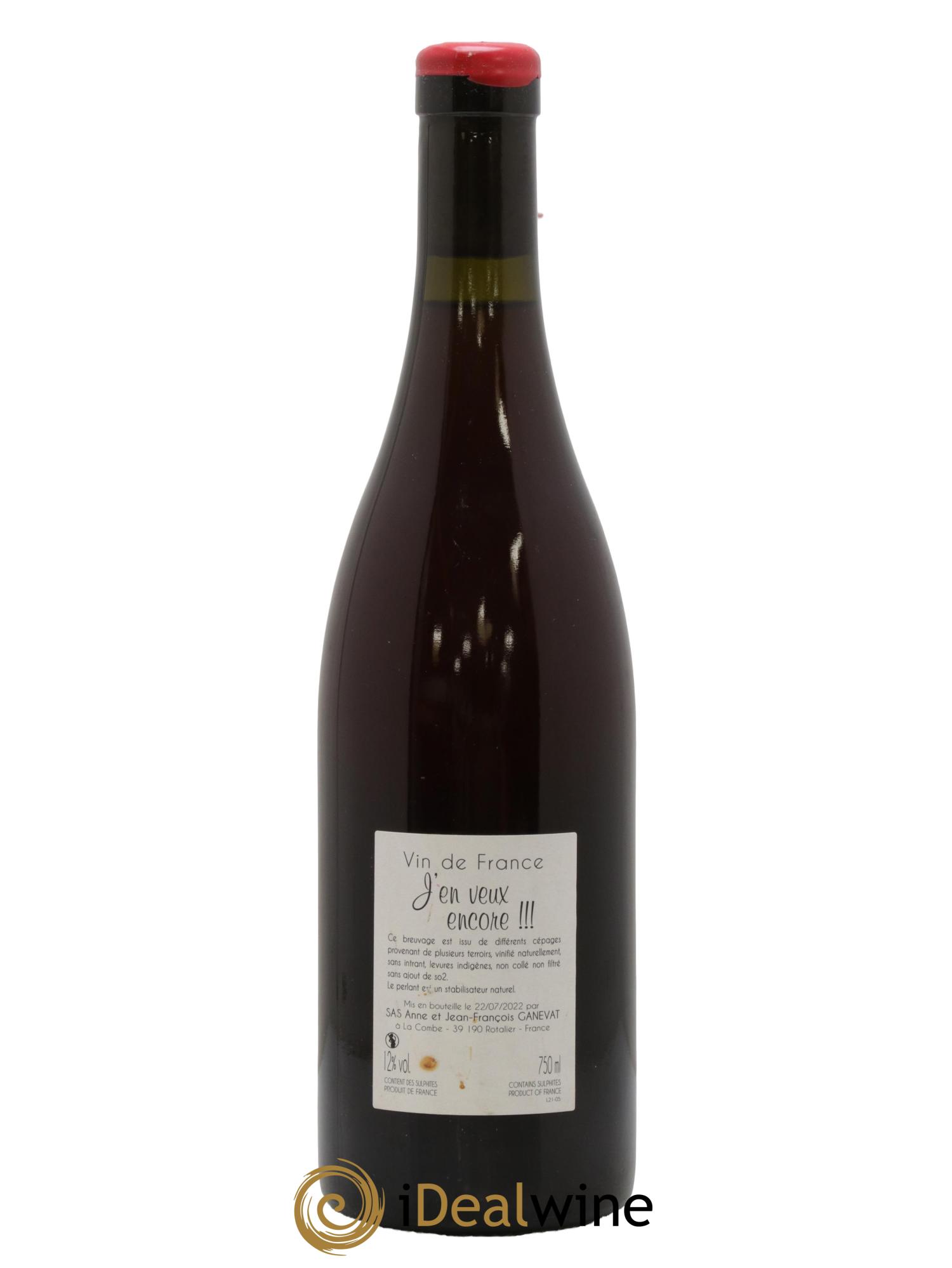 Vin de France J'en veux encore JF Ganevat 2021 - Lot de 1 bouteille - 1