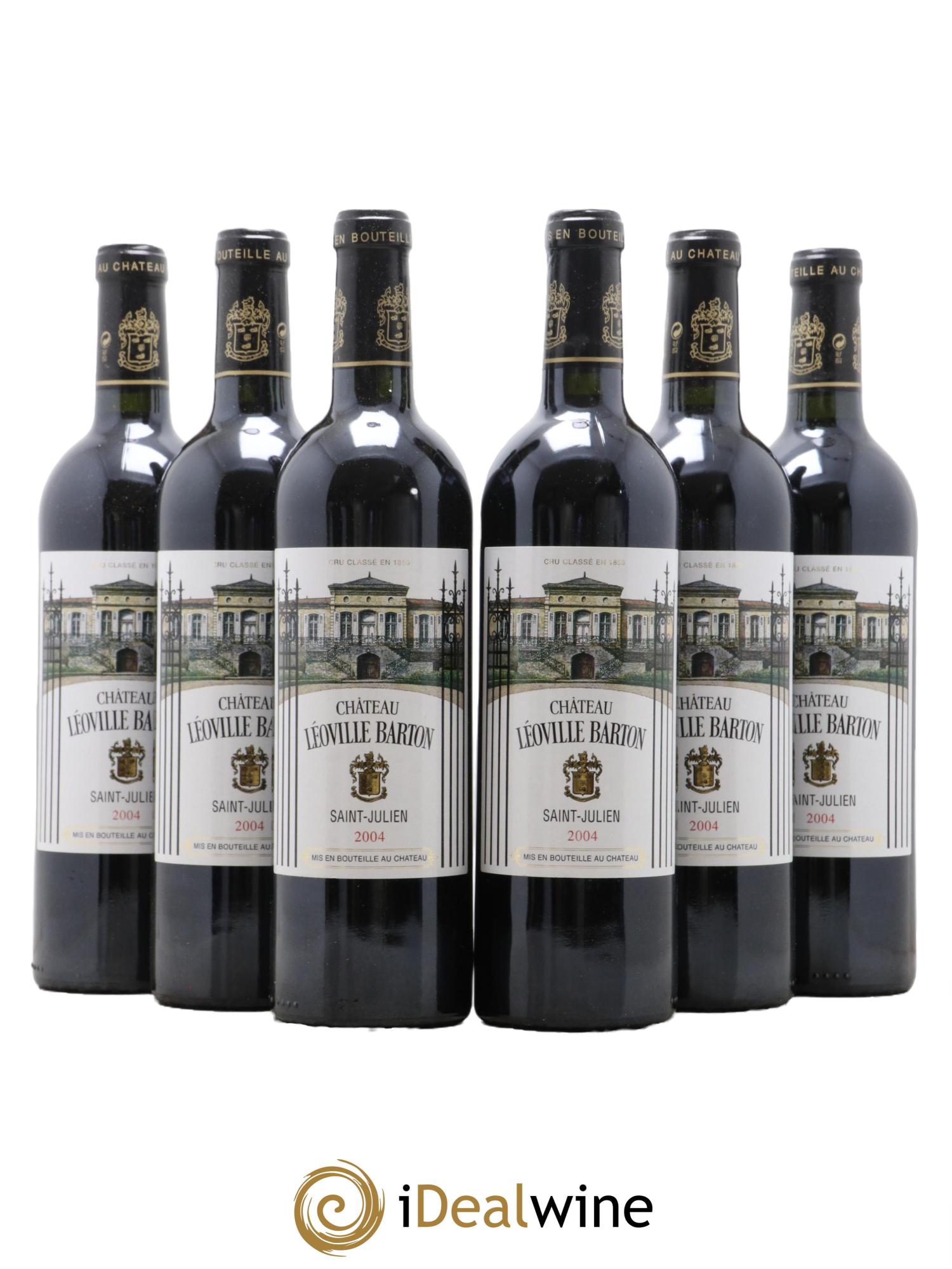 Château Léoville Barton 2ème Grand Cru Classé 2004 - Lot de 6 bouteilles - 0