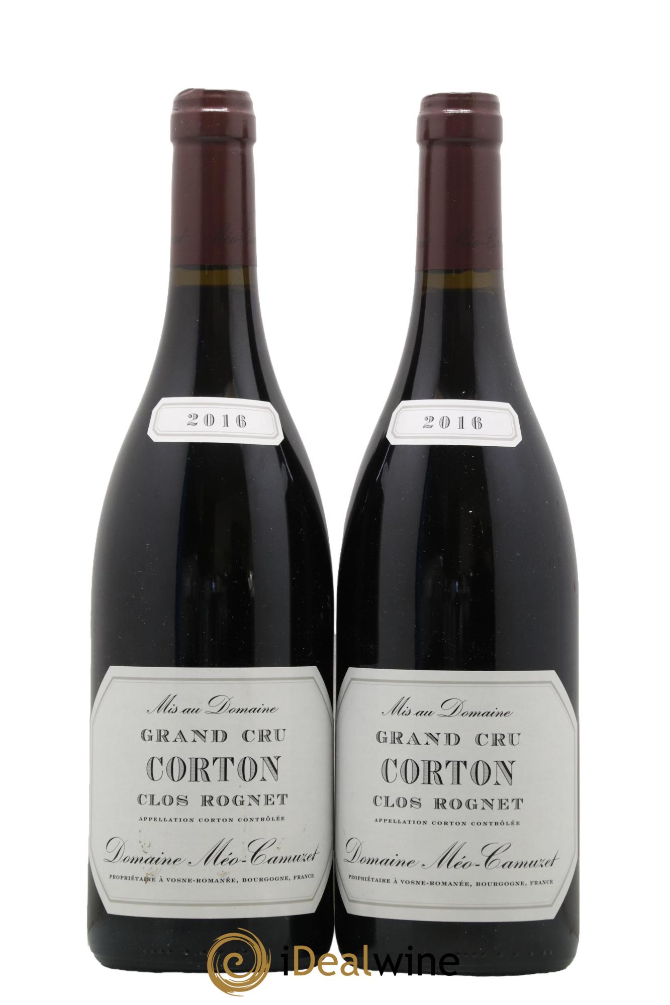 Corton Grand Cru Clos Rognet Méo-Camuzet (Domaine) 2016 - Lot de 2 bouteilles - 0