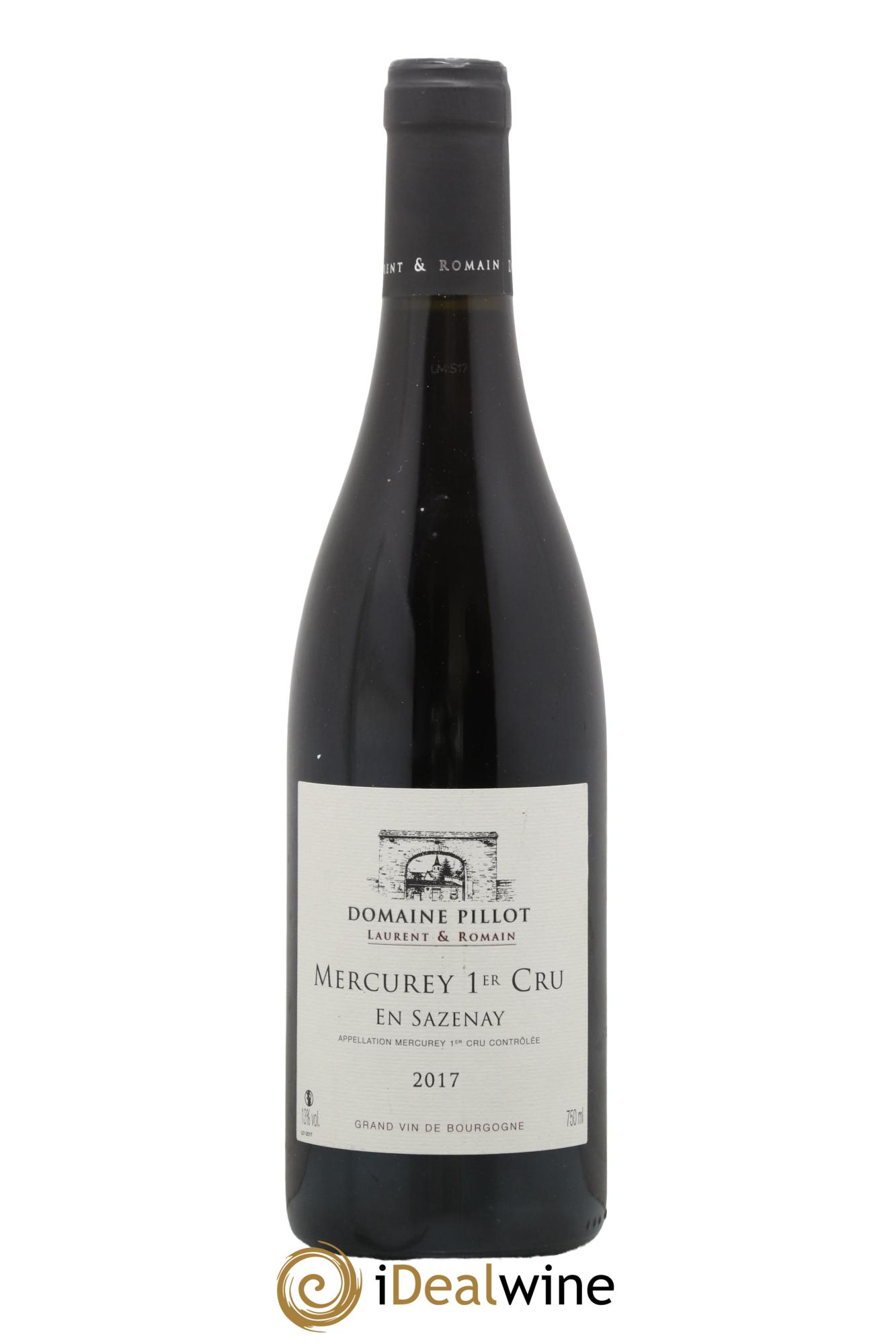 Mercurey 1er Cru En Sazenay Domaine Pillot 2017 - Lot of 1 bottle - 0