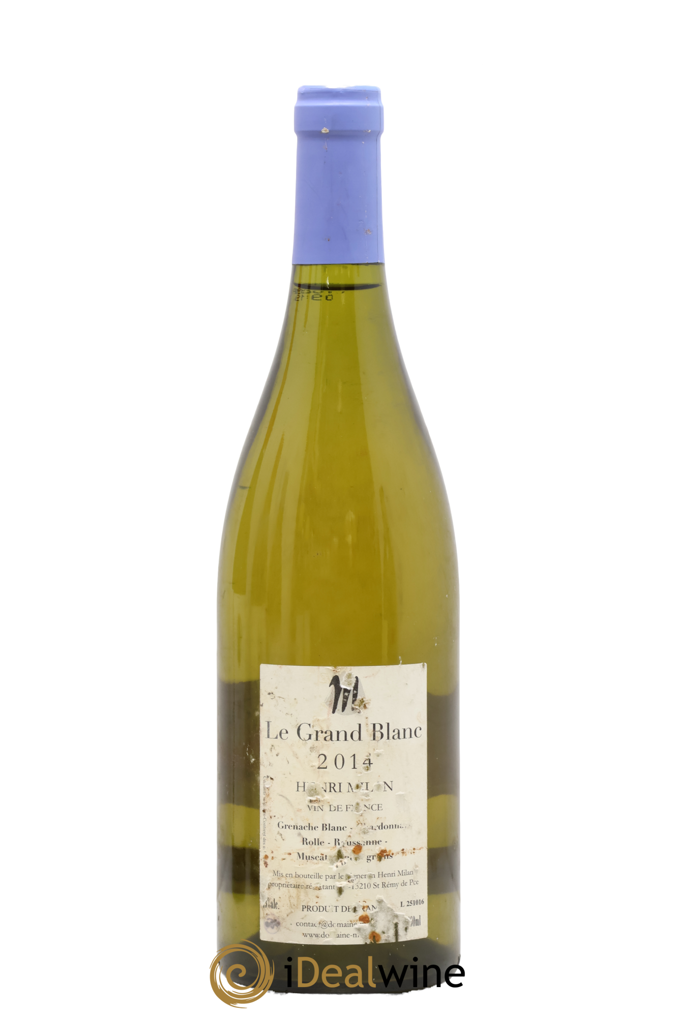 Vin de France Le Grand Blanc Henri Milan 2014 - Lot of 1 bottle - 1