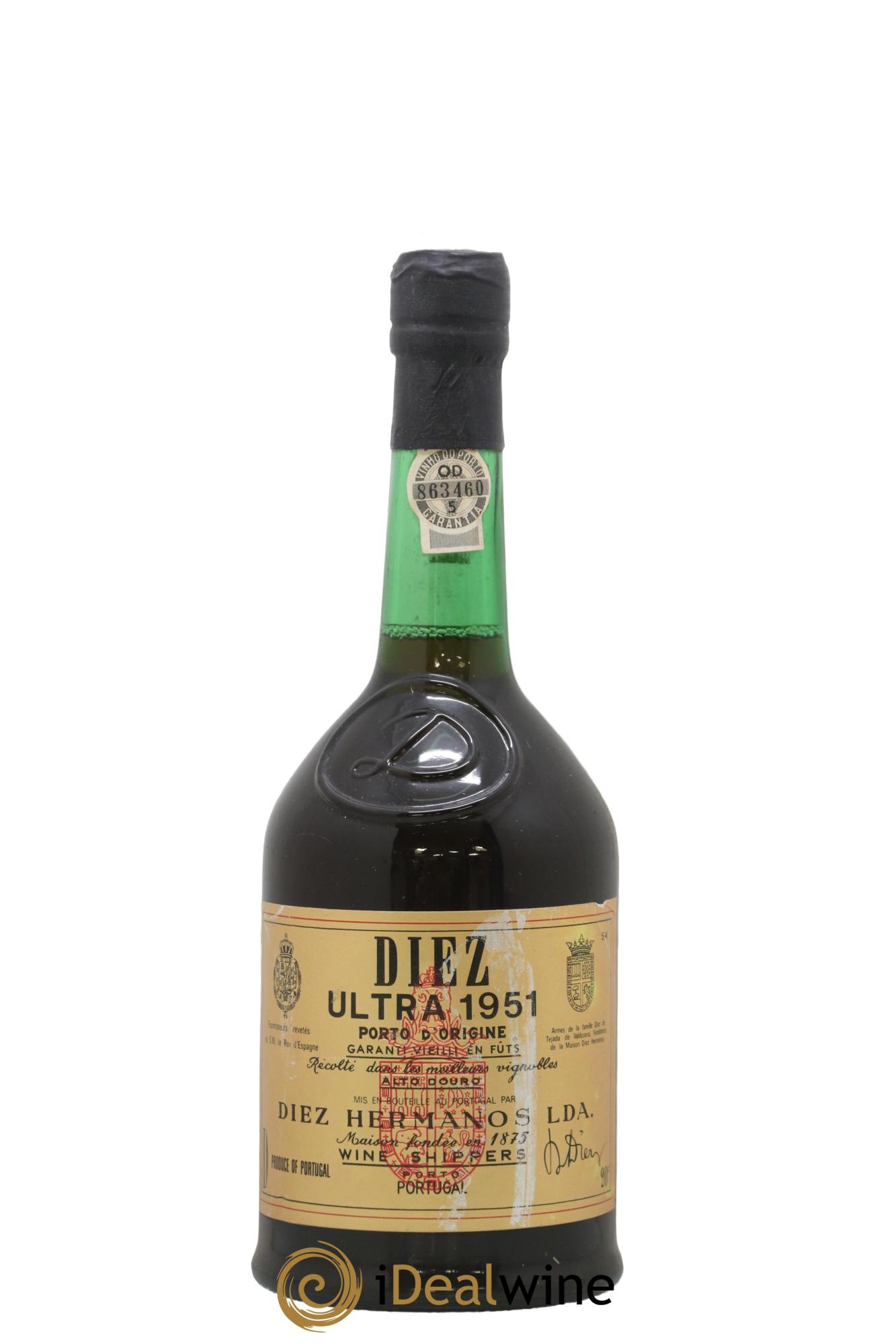Porto Vintage Diez Hermanos Ultra 1951 - Lot de 1 bouteille - 0