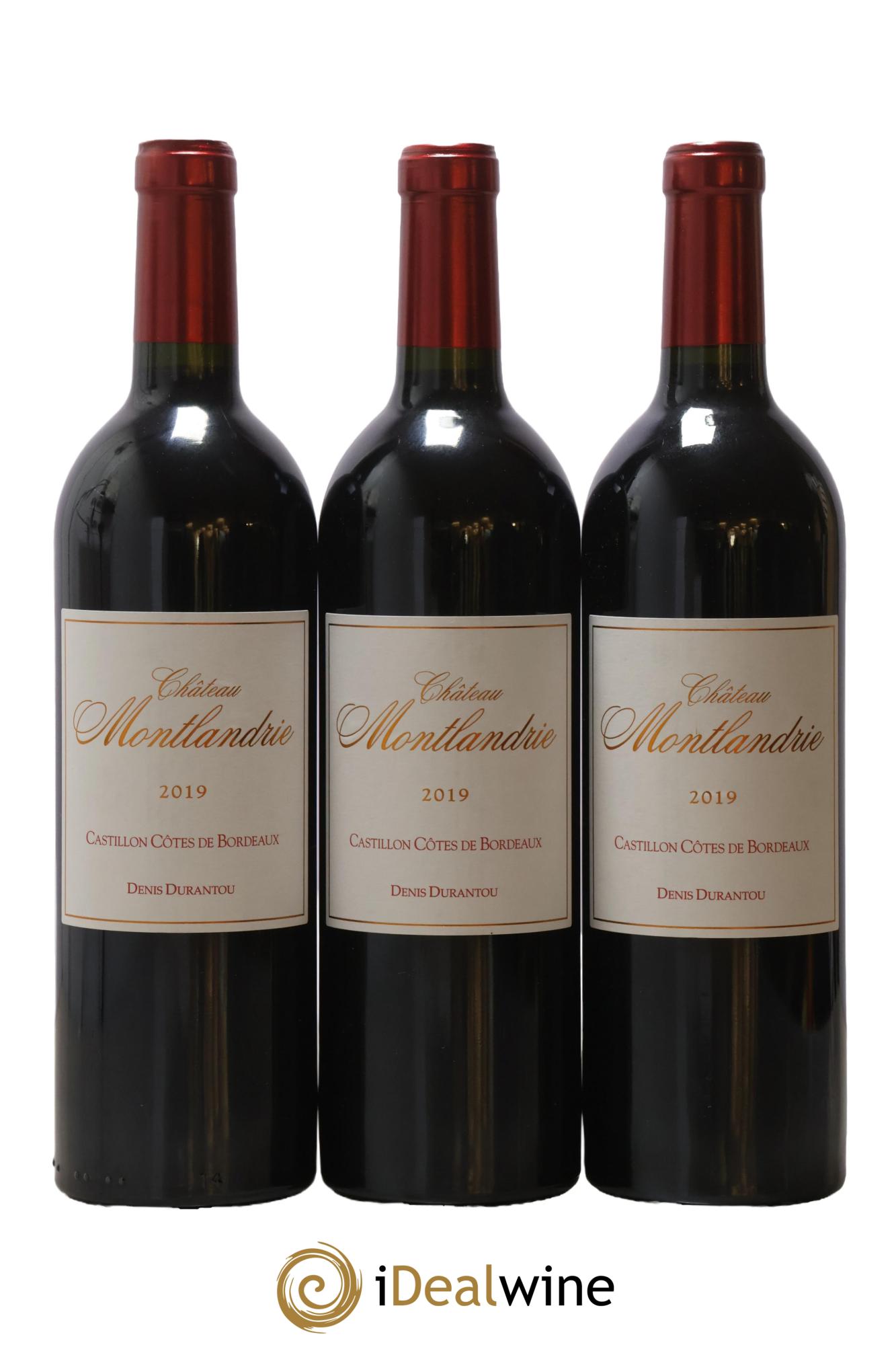 Castillon-Côtes-de-Bordeaux (Côtes-de-Castillon) Château Montlandrie 2019 - Lot de 3 bouteilles - 0