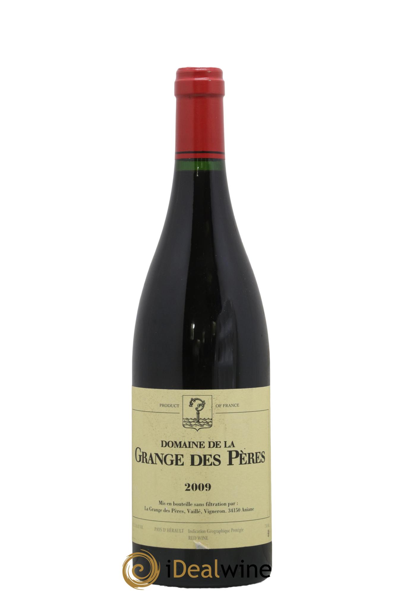 Pays d'Hérault Grange des Pères Laurent Vaillé 2009 - Lot de 1 bouteille - 0