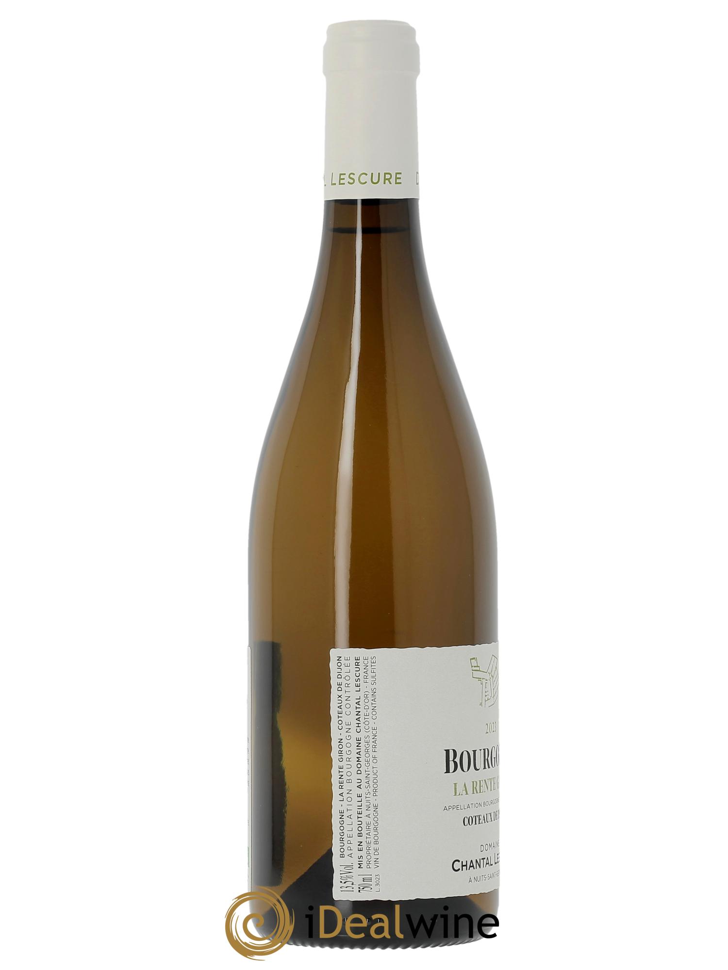 Bourgogne La Rente Giron Chantal Lescure  2023 - Lotto di 1 bottiglia - 1