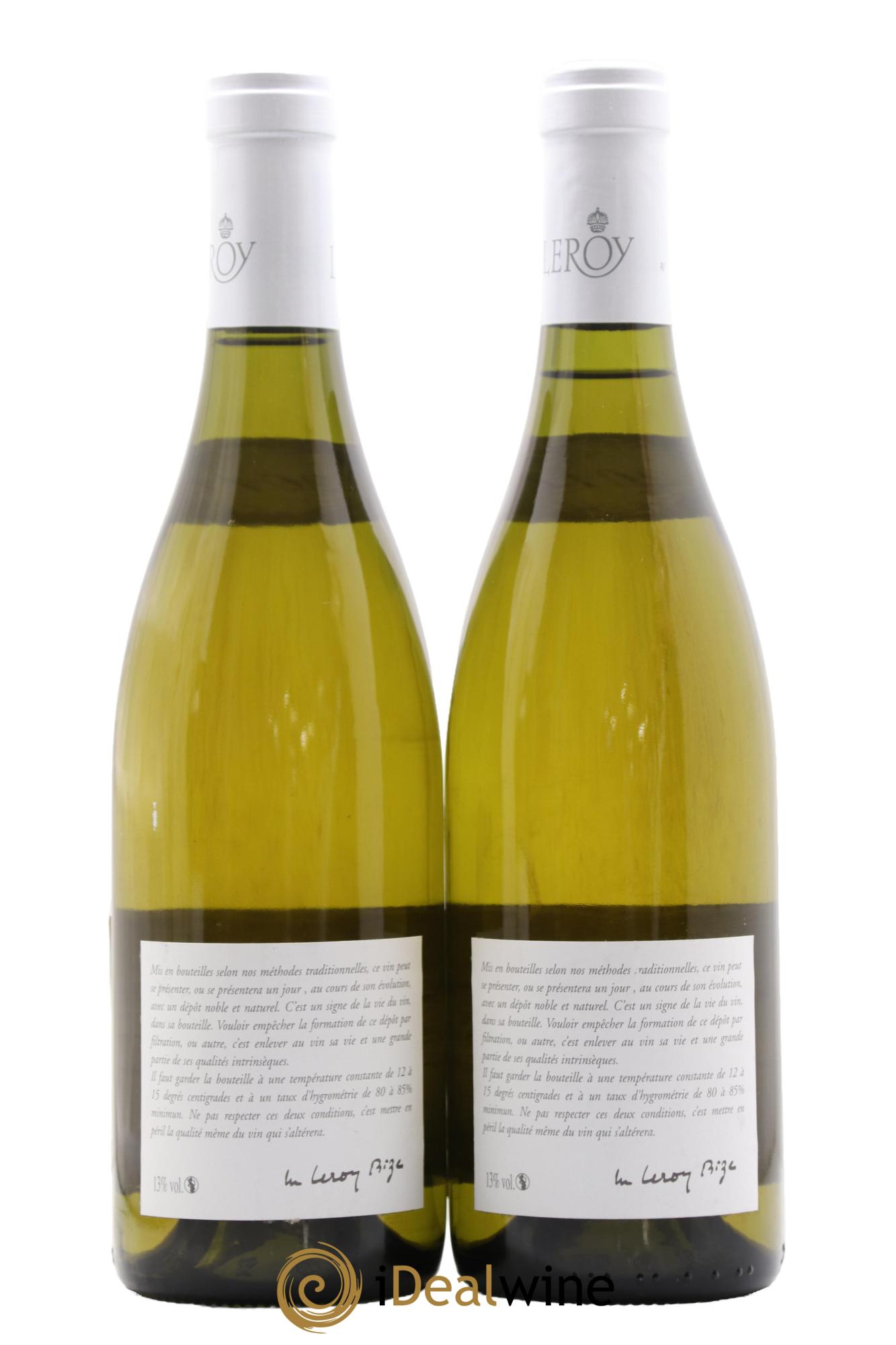 Puligny-Montrachet 1er Cru Sous le Puits Leroy SA 2011 - Lot de 2 bouteilles - 1