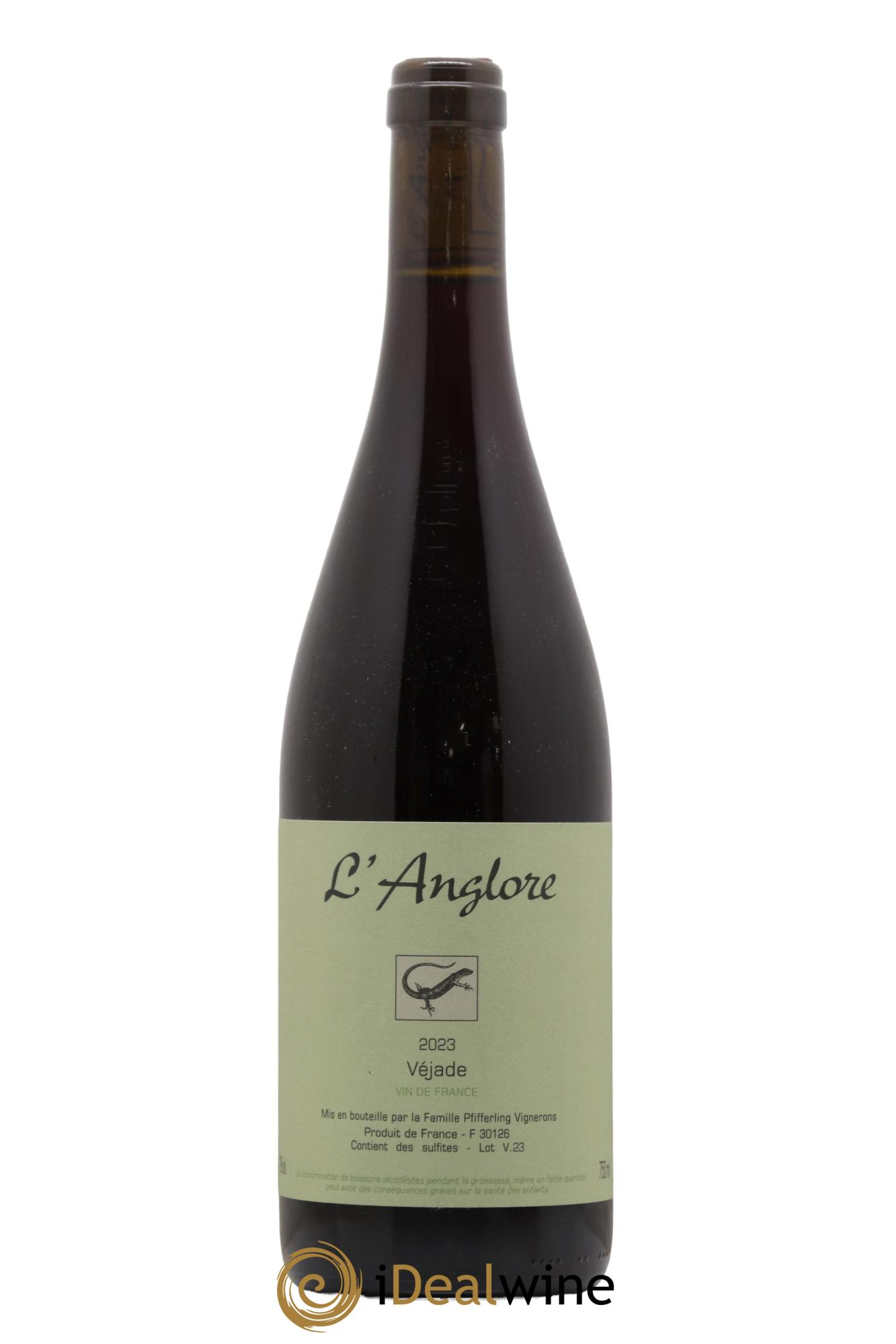 Vin de France Véjade L'Anglore 2023 - Lot de 1 bouteille - 0
