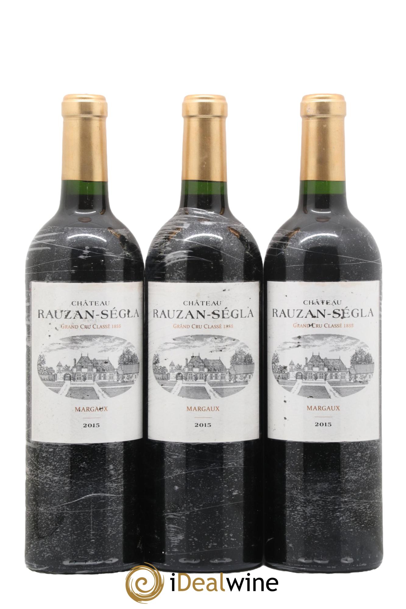 Château Rauzan Ségla Grand Cru Classé 2015 - Lot of 3 bottles - 0
