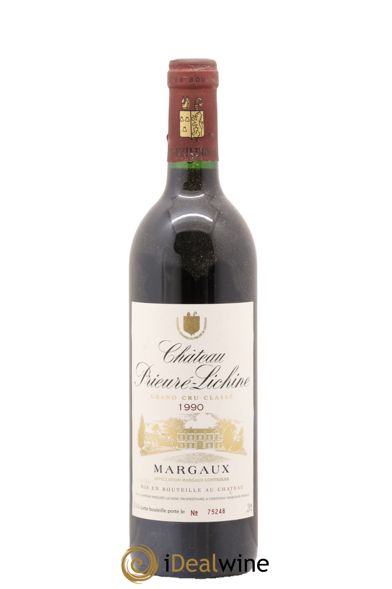 Château Prieuré Lichine 4ème Grand Cru Classé 1990 - Lot of 1 bottle - 0