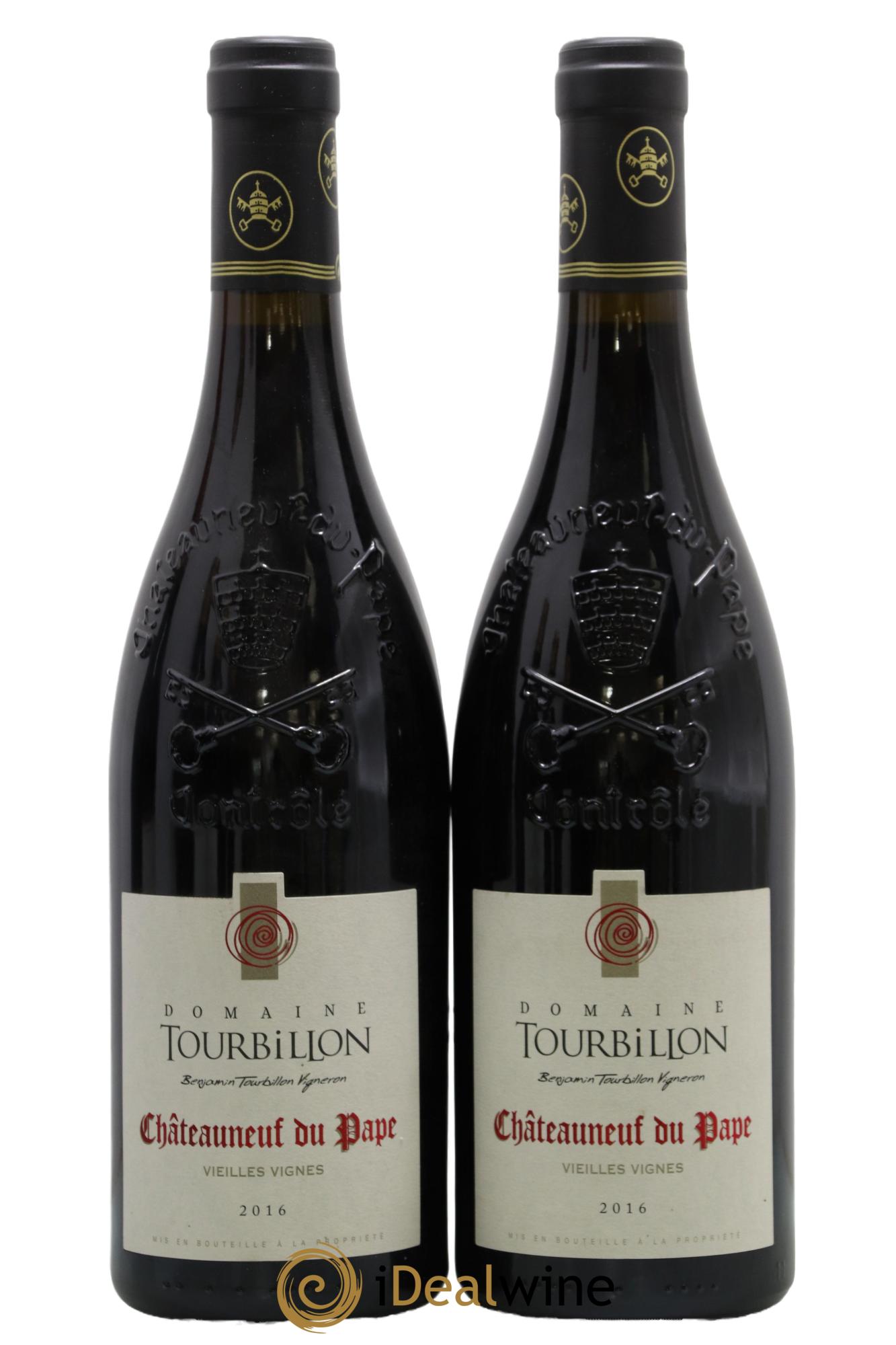 Châteauneuf-du-Pape Vieilles Vignes Domaine Tourbillon 2016 - Posten von 2 Flaschen - 0