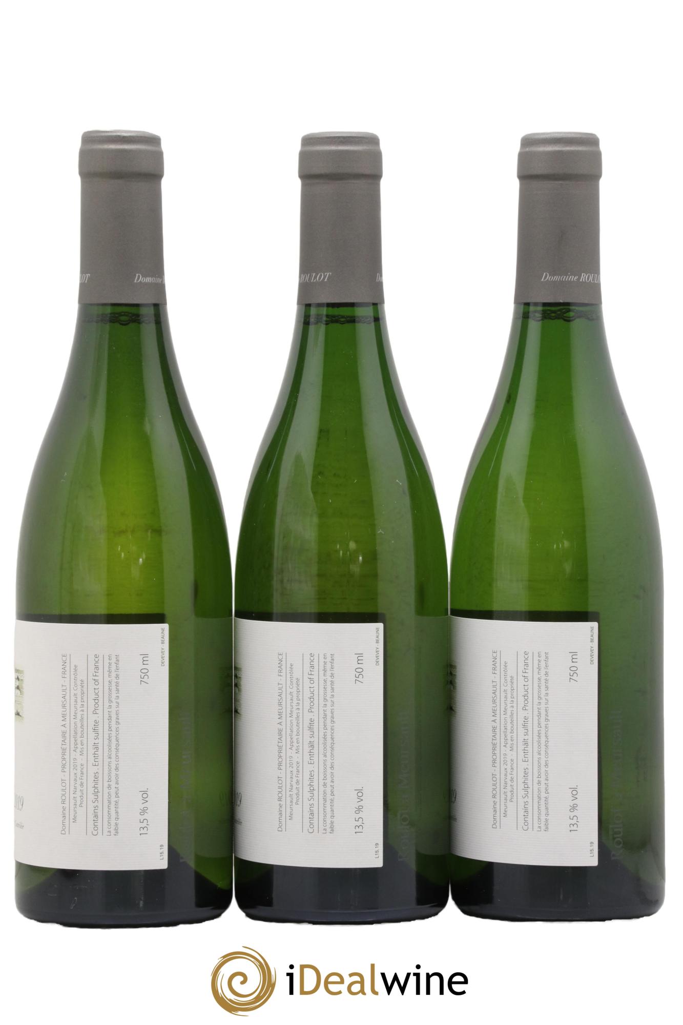Meursault Les Narvaux Roulot (Domaine) 2019 - Lot de 3 bouteilles - 1
