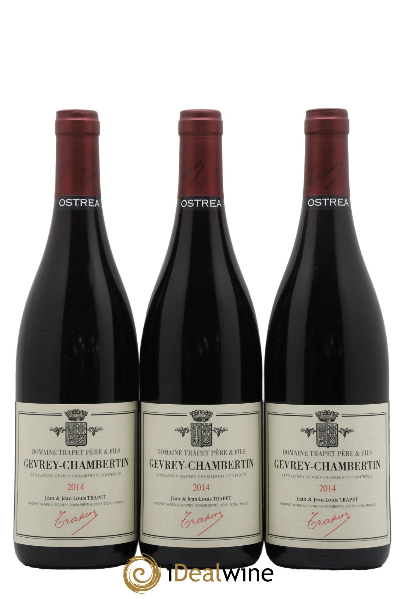 Gevrey-Chambertin Ostrea Domaine Trapet 2014 - Lotto di 3 bottiglie - 0
