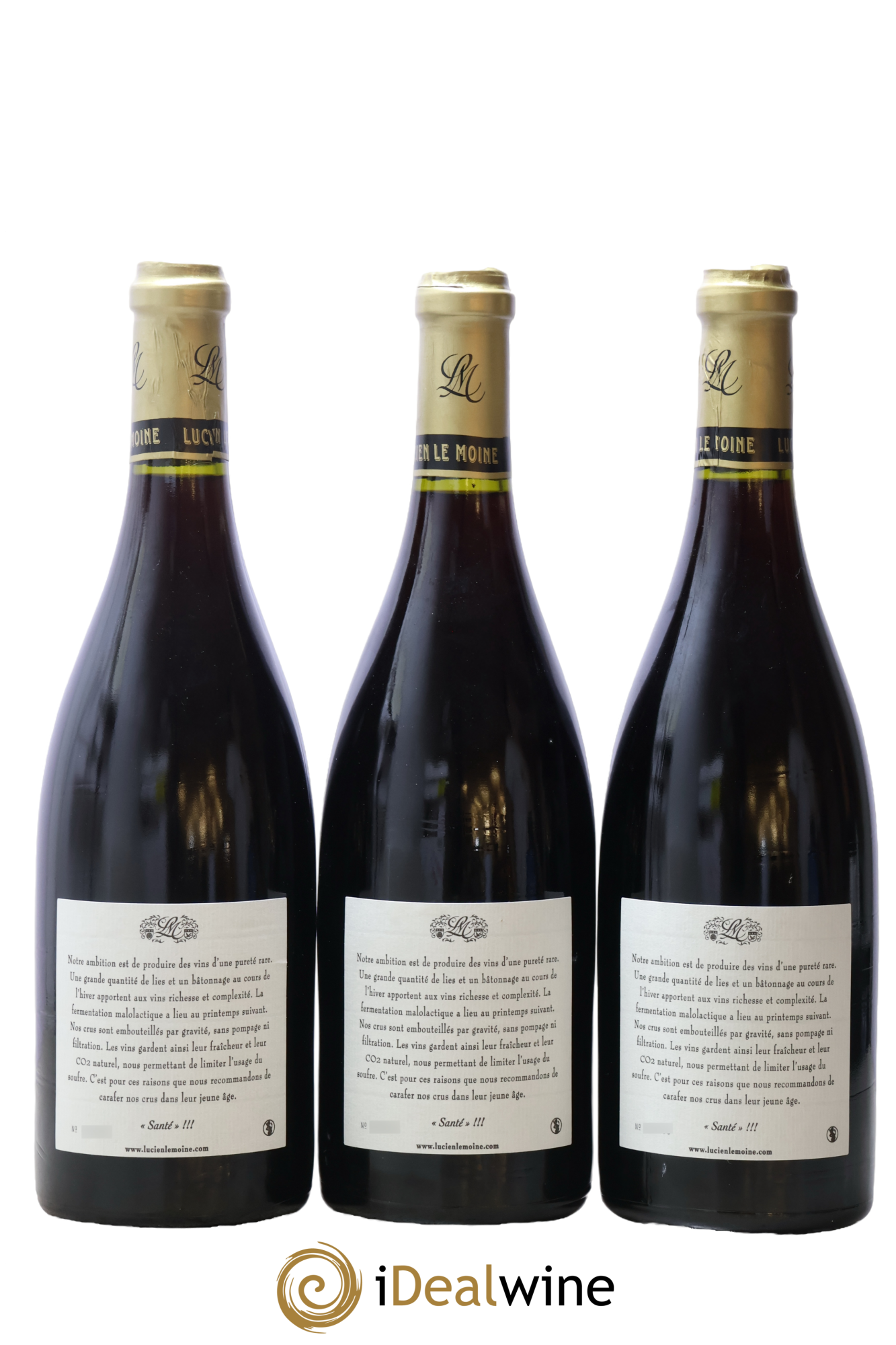 Charmes-Chambertin Grand Cru Lucien Le Moine 2007 - Posten von 3 Flaschen - 1