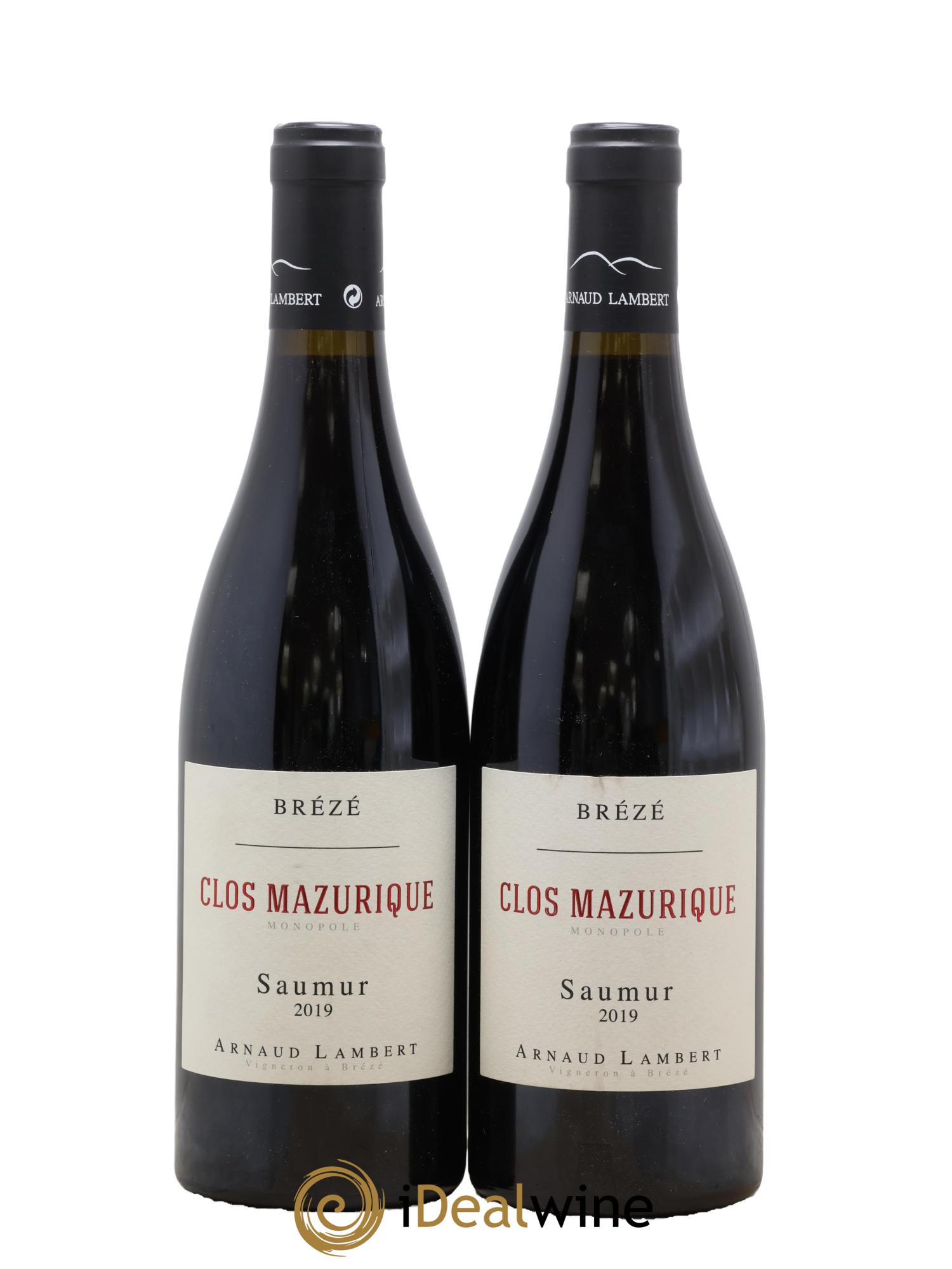 Saumur Clos Mazurique Arnaud Lambert 2019 - Lot de 2 bouteilles - 0