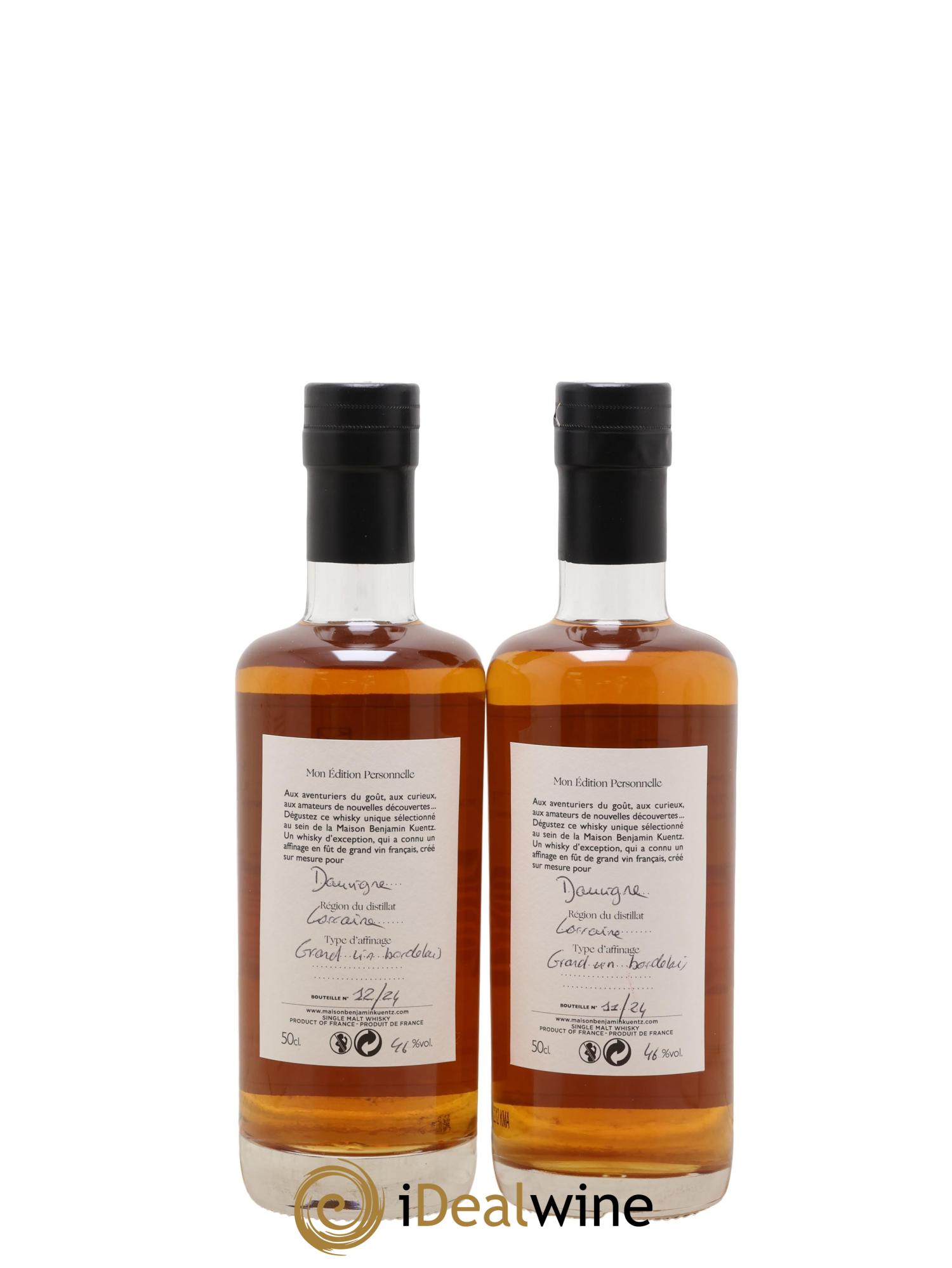 Whisky Saveurs Divignes Saveurs Divignes Single Cask Benjamin Kuentz - Lot de 2 format 50cls - 1