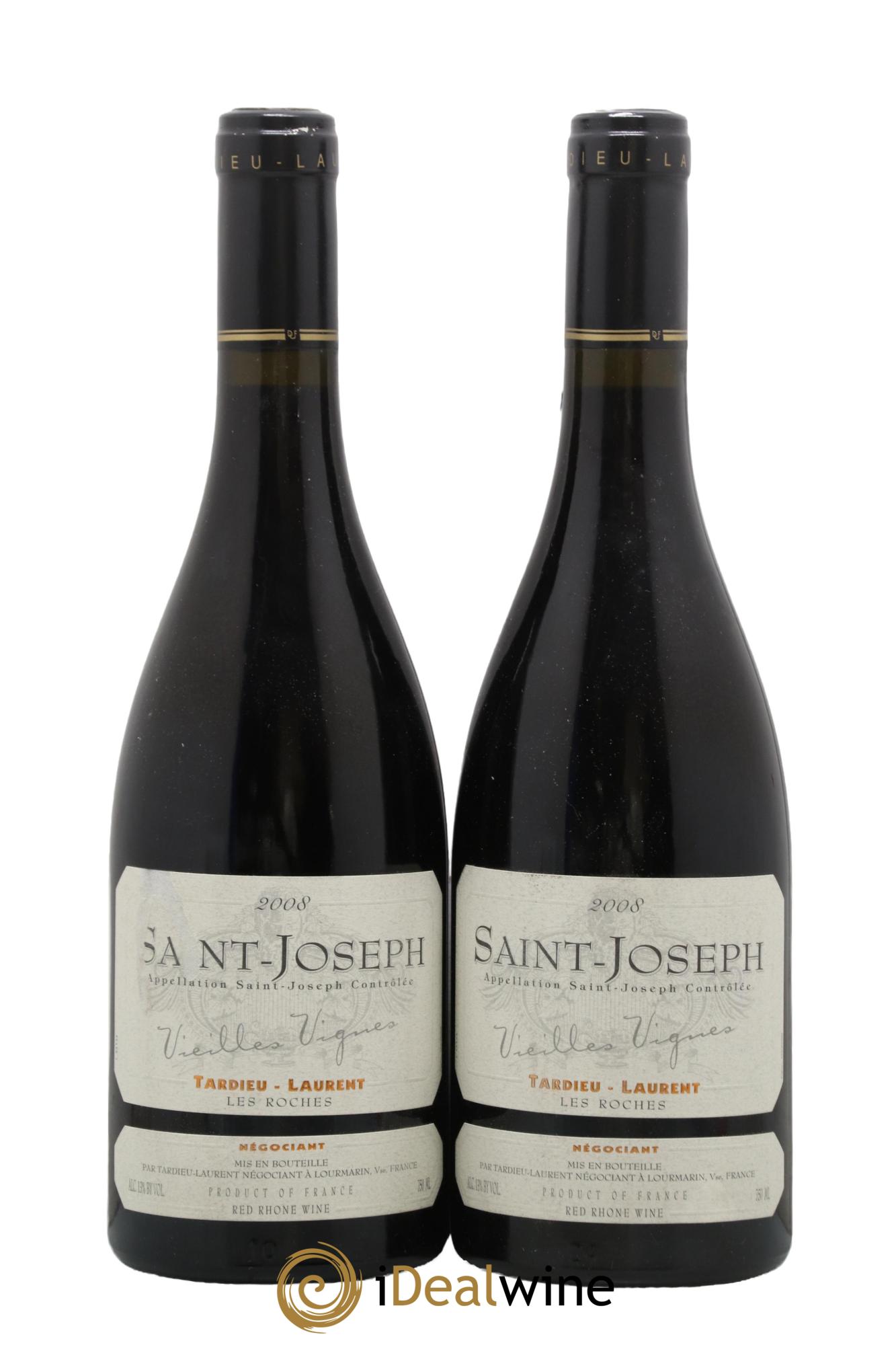 Saint-Joseph Vieilles vignes Maison Tardieu-Laurent 2008 - Posten von 2 Flaschen - 0