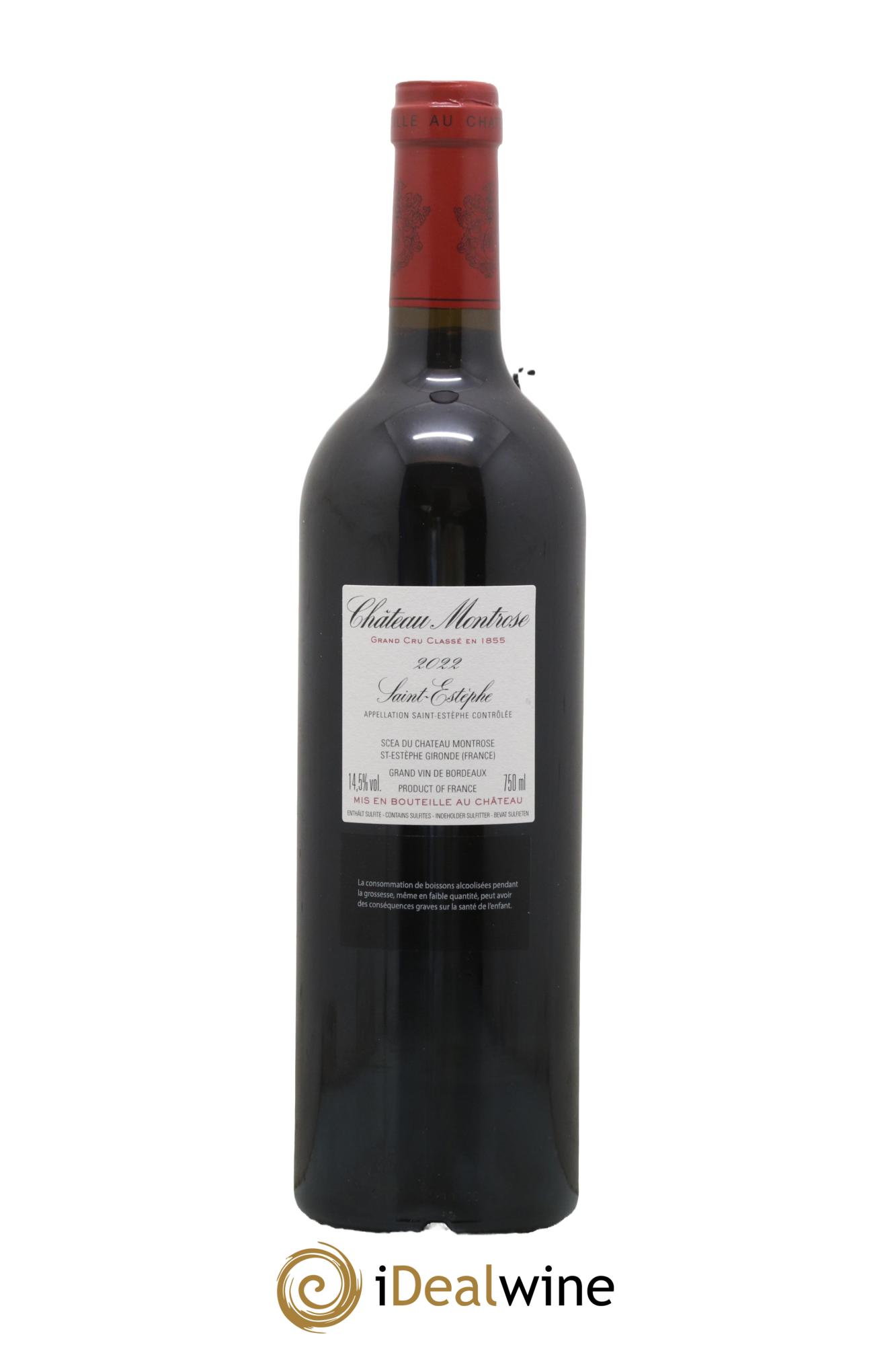 Château Montrose 2ème Grand Cru Classé 2022 - Lot de 1 bouteille - 1