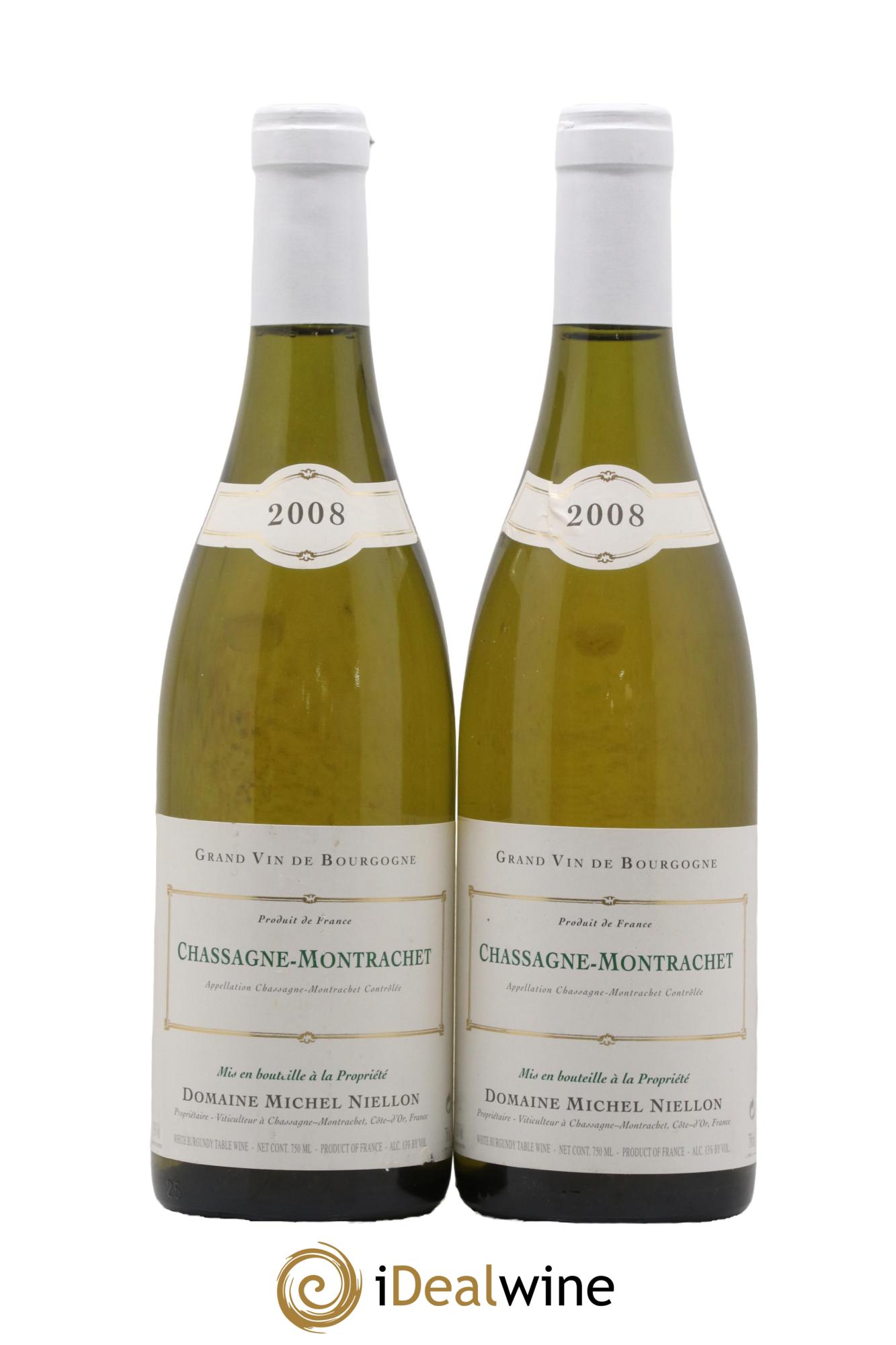 Chassagne-Montrachet Michel Niellon (Domaine) 2008 - Lot of 2 bottles - 0