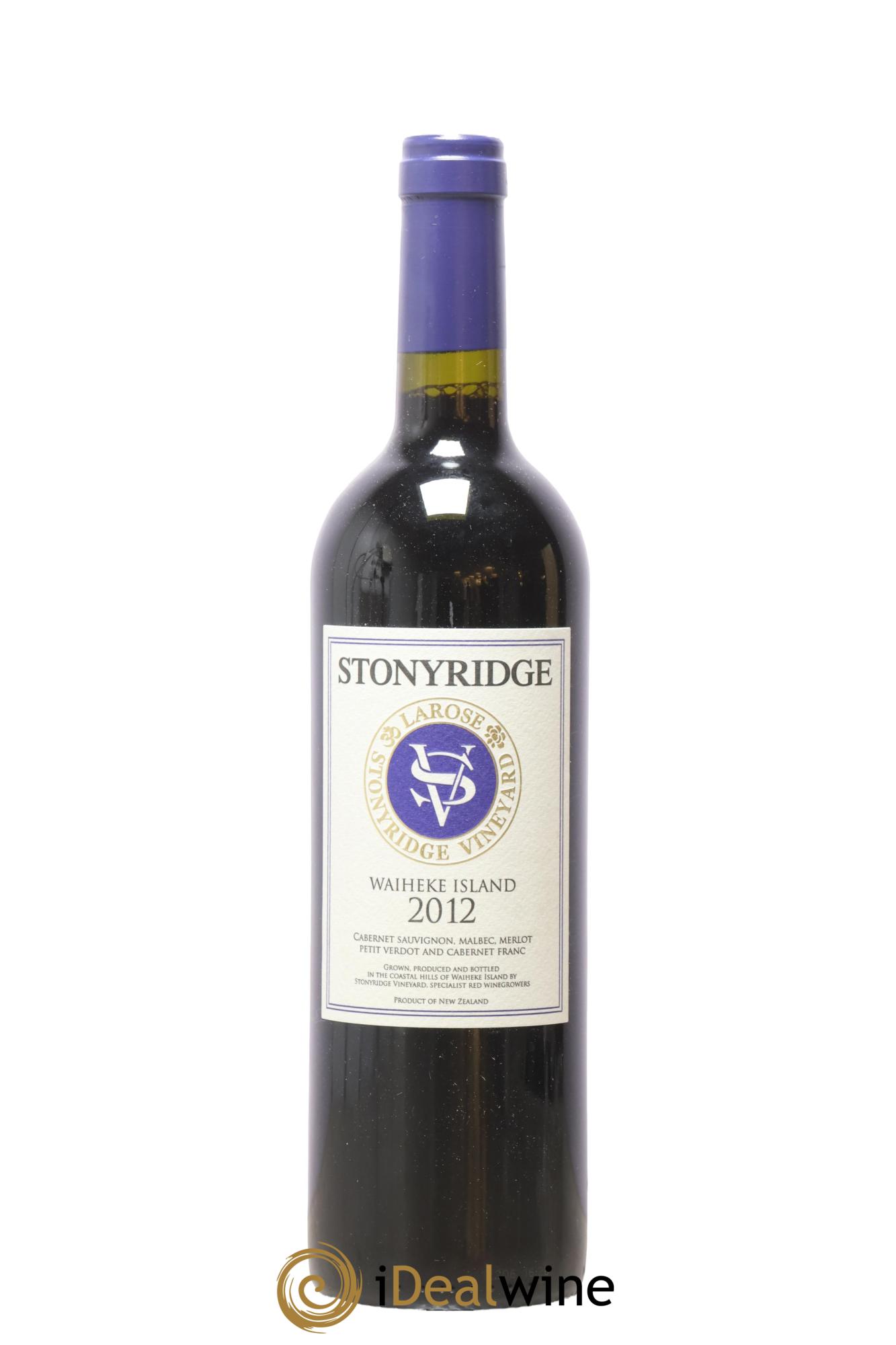 Nouvelle-Zelande Waiheke Island Larose Stonyridge Vineyard 2012 - Lot of 1 bottle - 0