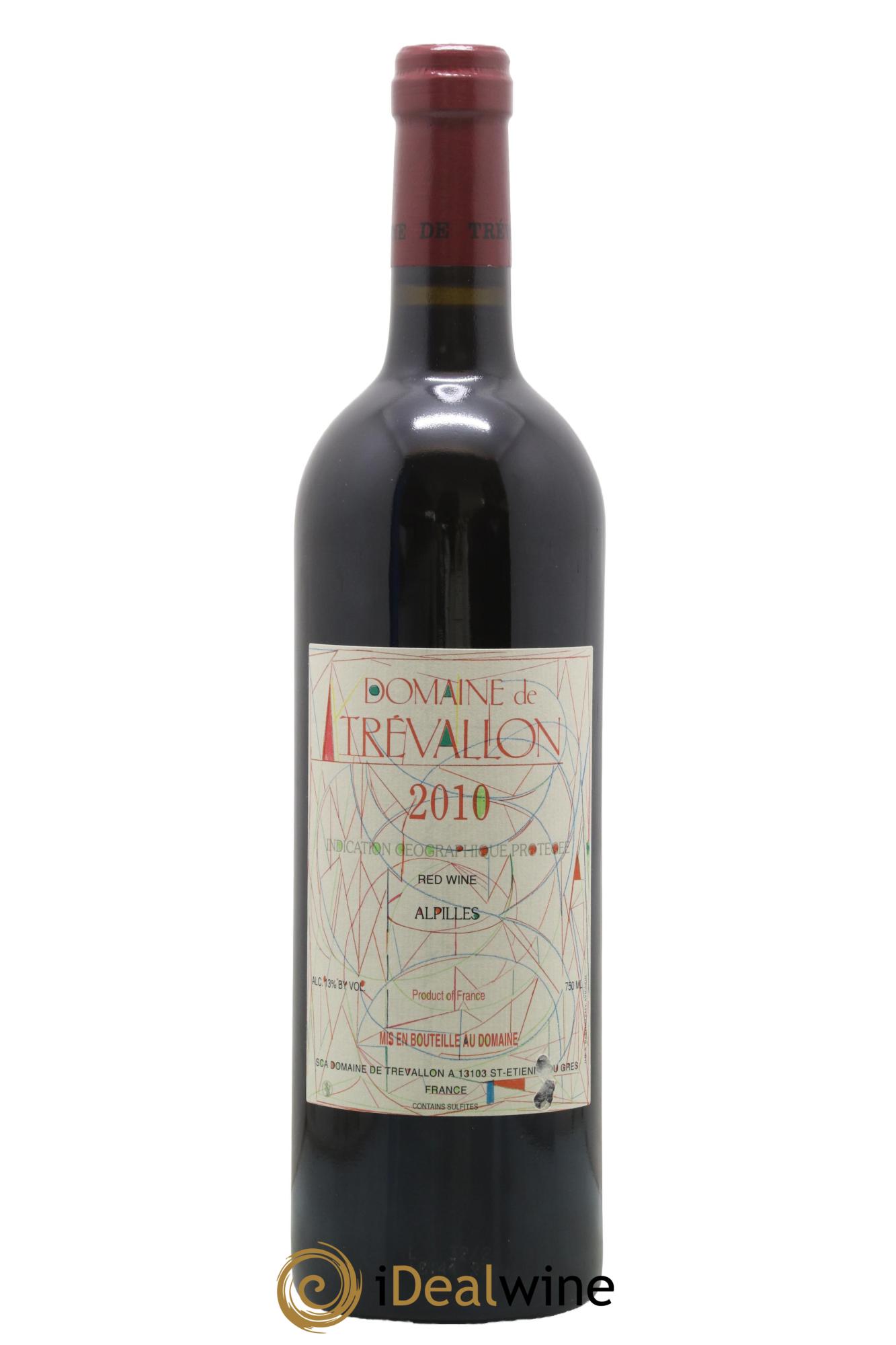 Alpilles Trévallon (Domaine de) Eloi Dürrbach 2010 - Lot de 1 bouteille - 0