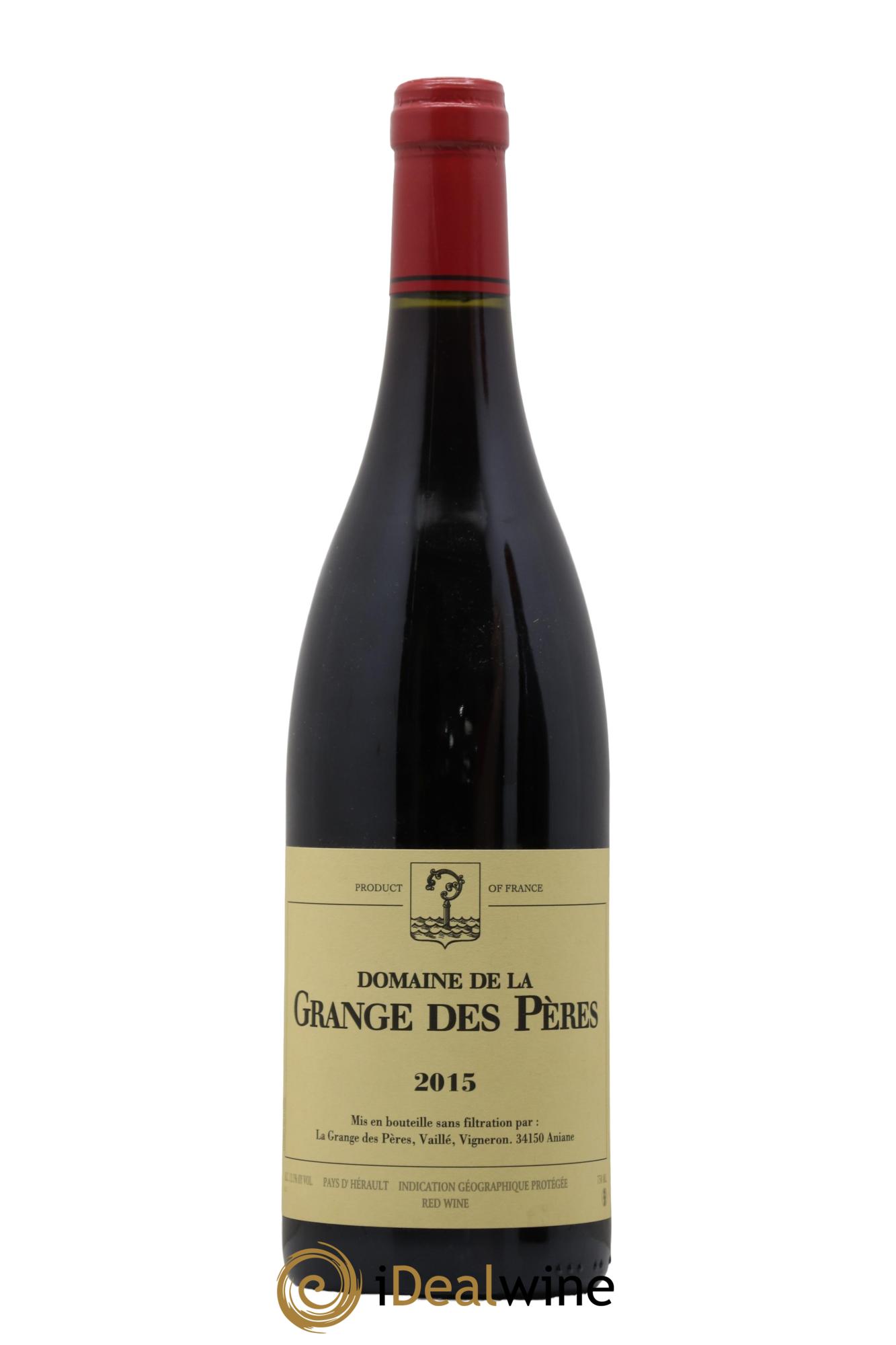 Pays d'Hérault Grange des Pères Laurent Vaillé 2015 - Lot de 1 bouteille - 0