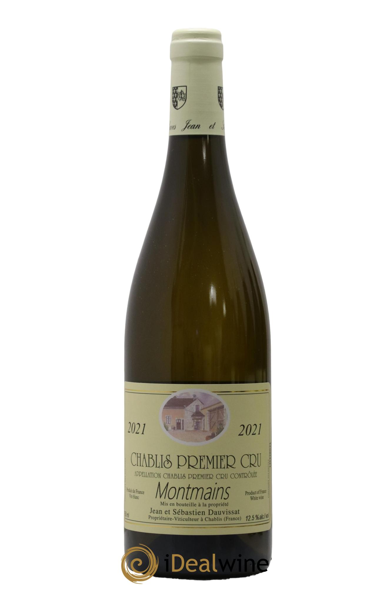Chablis 1er Cru Montmains Jean Dauvissat (Domaine) 2021 - Lot de 1 bouteille - 0