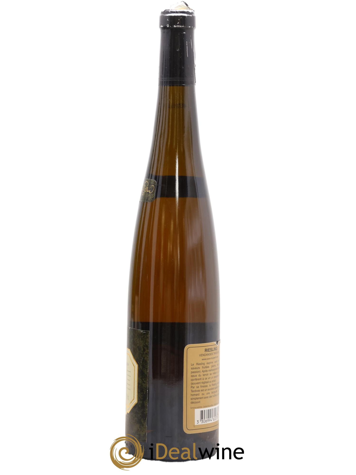 Alsace Riesling Vendanges Tardives Cave Vinicole Hunawihr 2009 - Lot de 1 bouteille - 1