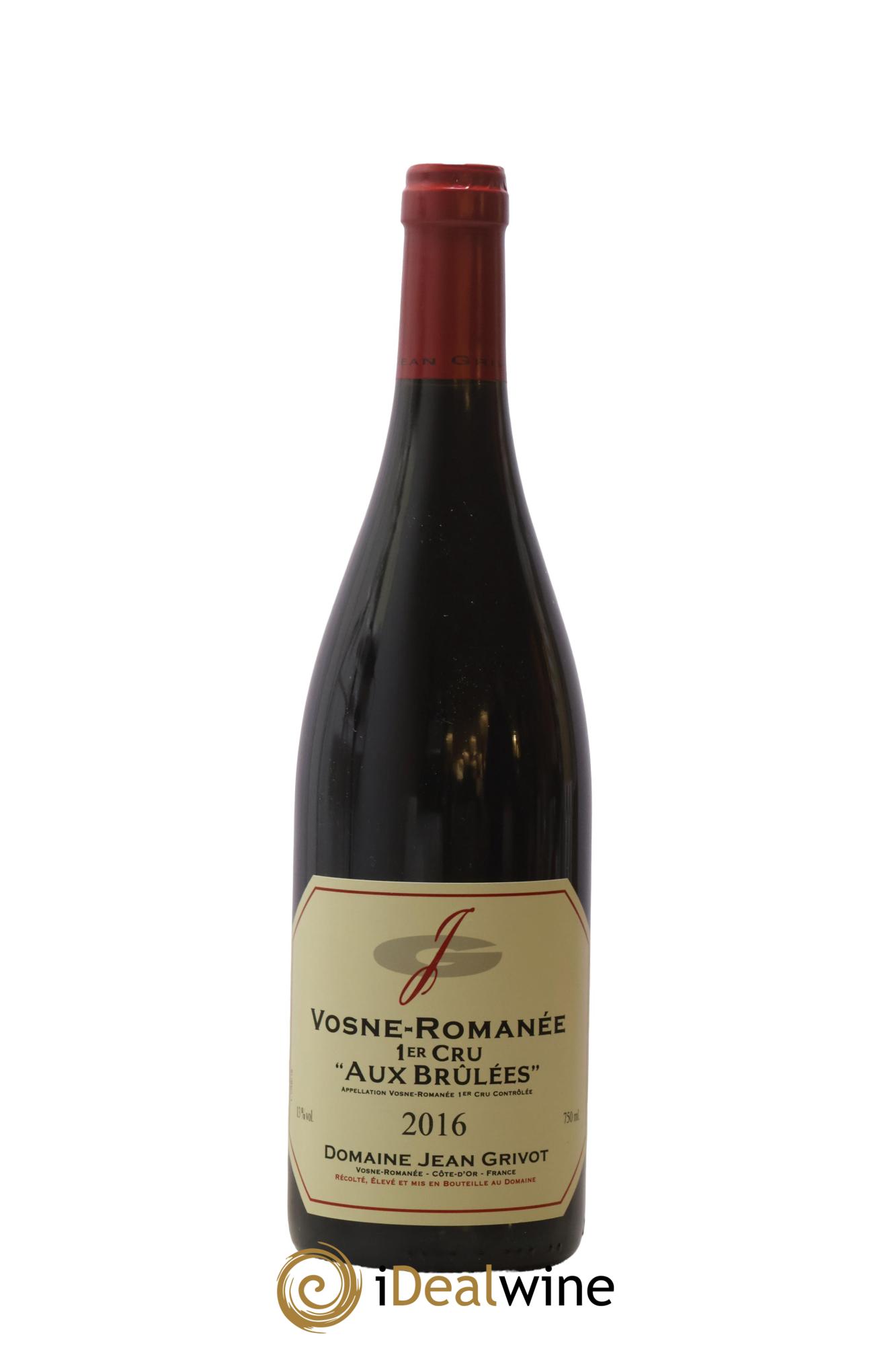 Vosne-Romanée 1er Cru Aux Brûlées Jean Grivot 2016 - Lot de 1 bouteille - 0