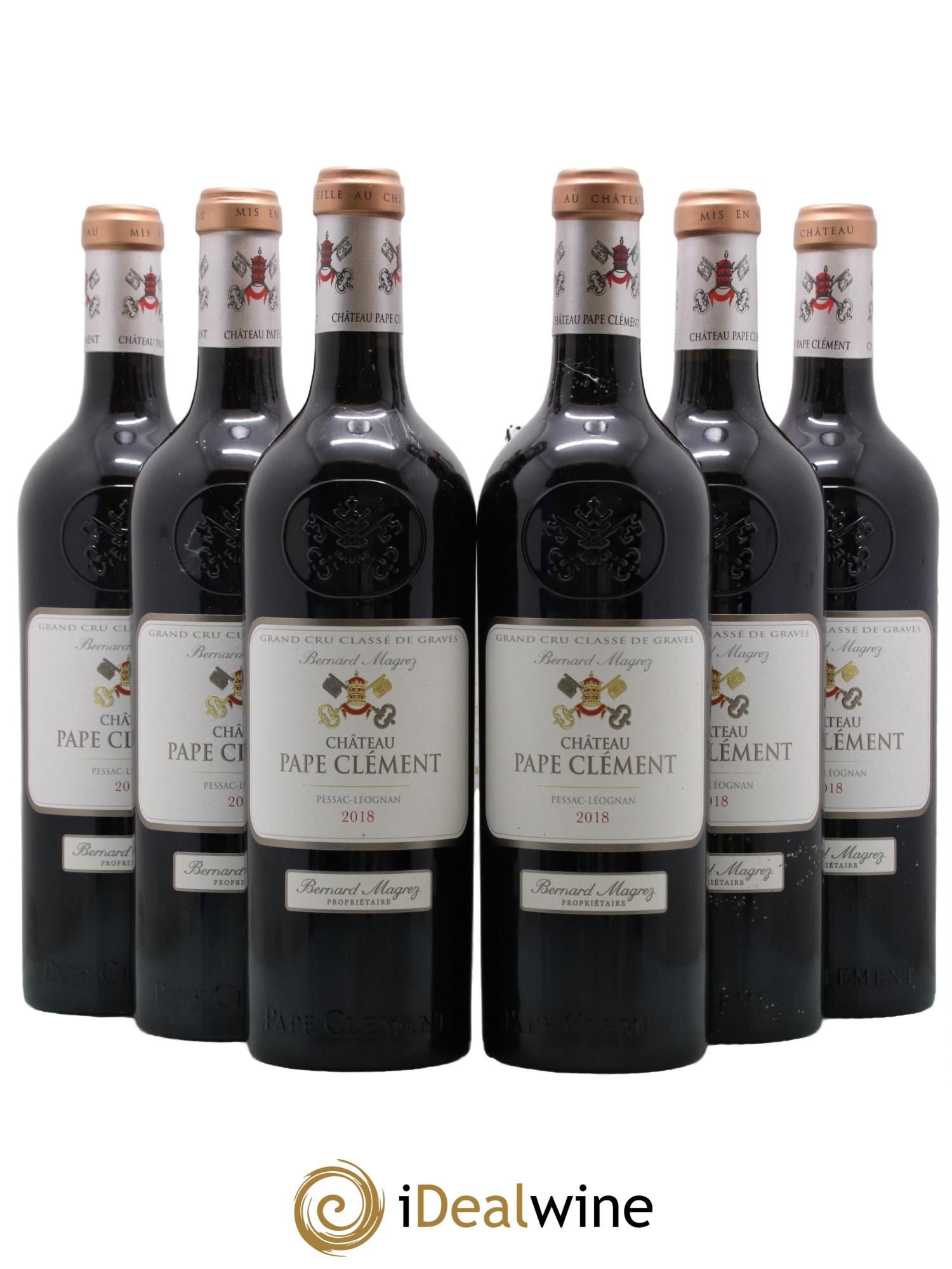Château Pape Clément Cru Classé de Graves 2018 - Lot de 6 bouteilles - 0