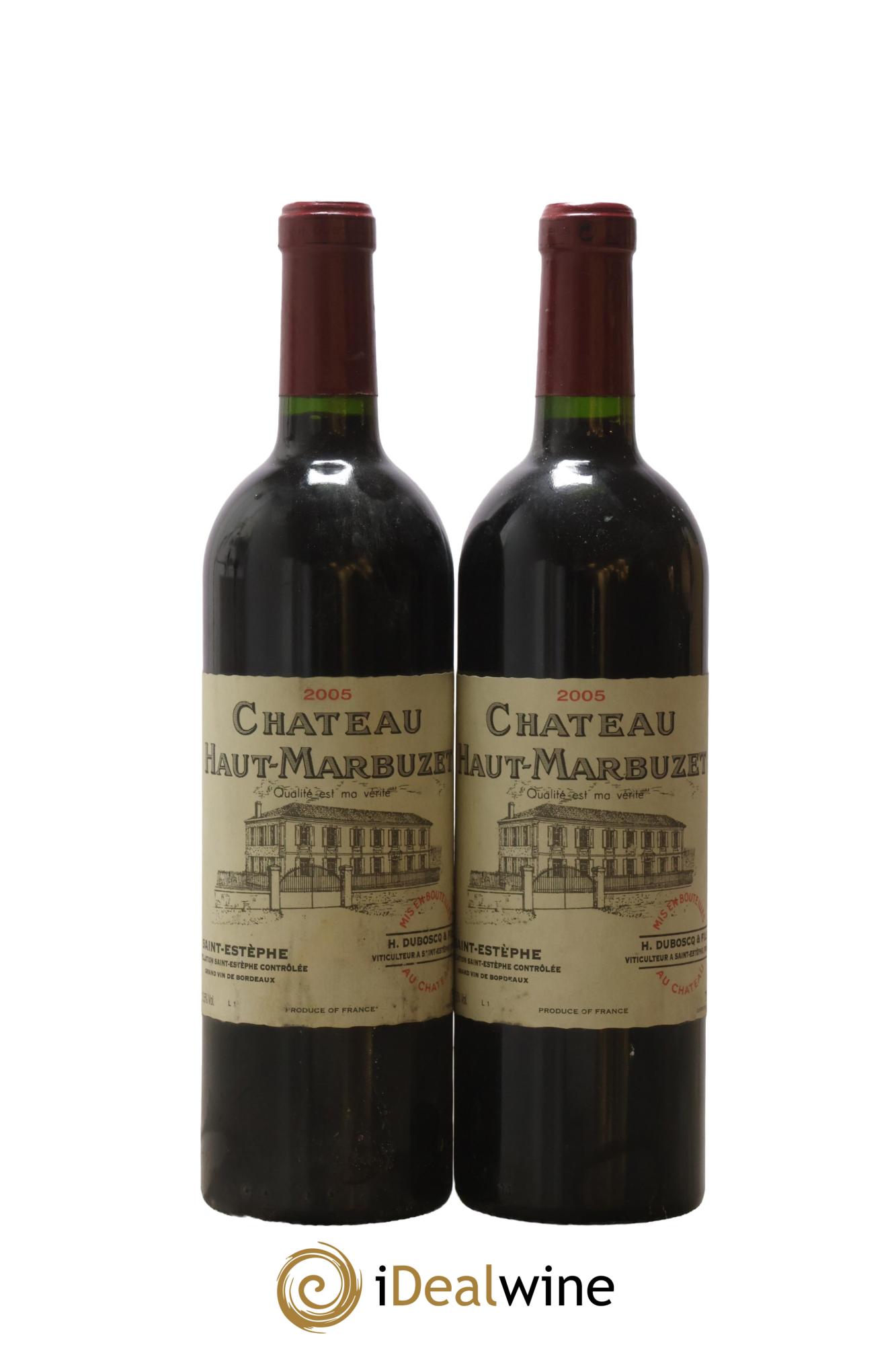 Château Haut Marbuzet 2005 - Lot de 2 bouteilles - 0