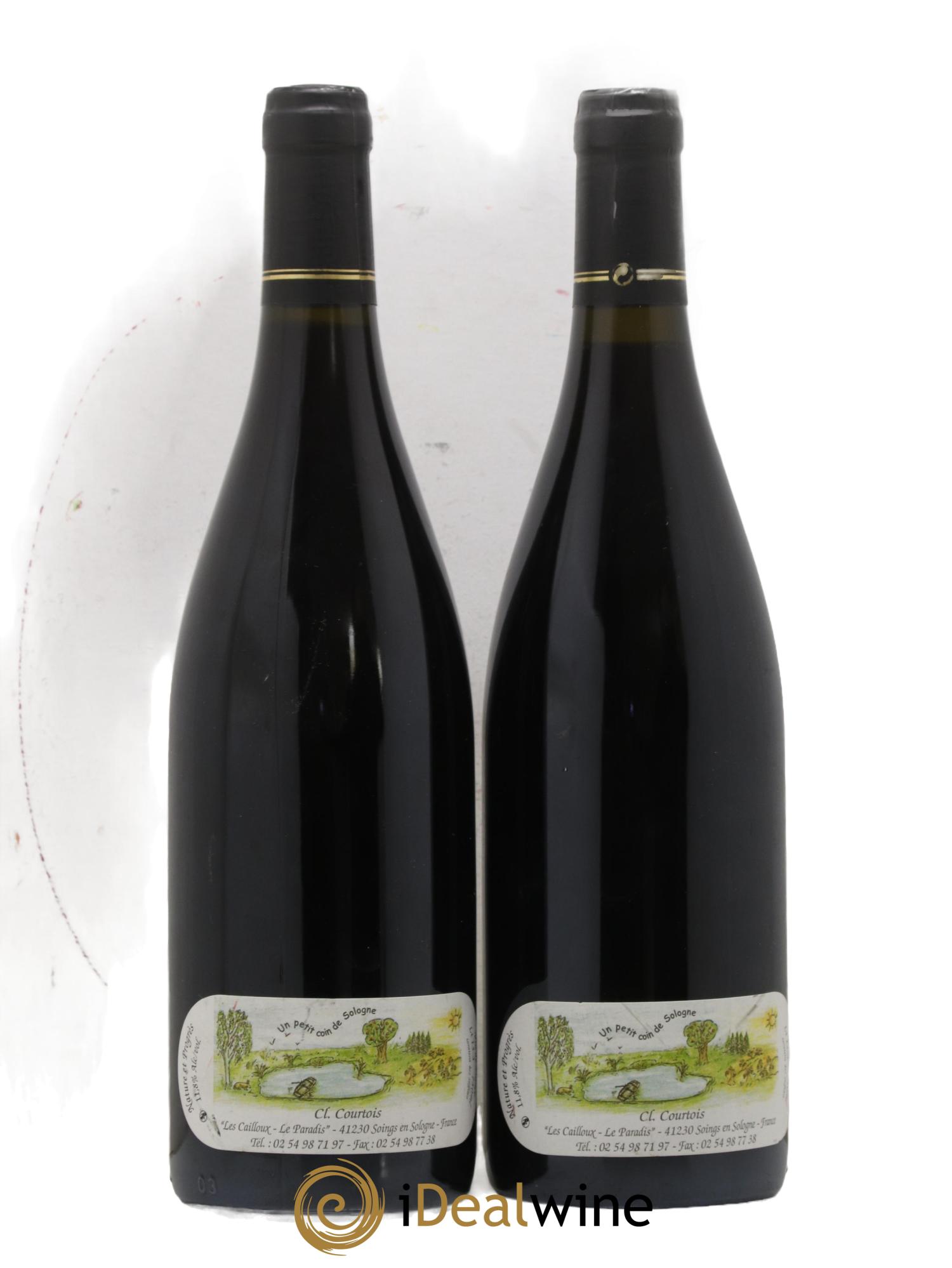 Vin de France Racines Les Cailloux du Paradis - Claude Courtois 2013 - Lot de 2 bouteilles - 1