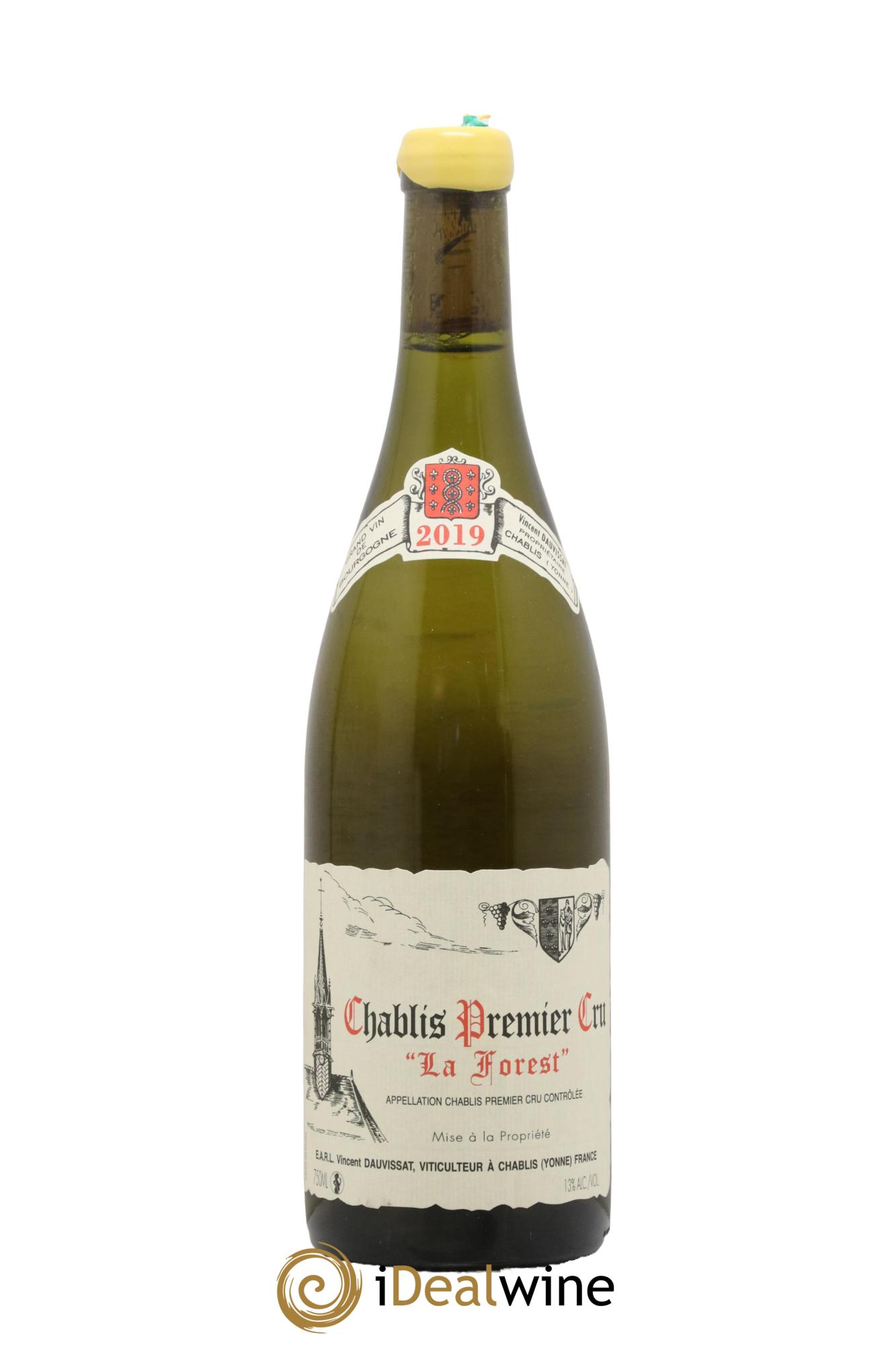 Chablis 1er Cru La Forest Vincent Dauvissat (Domaine) 2019 - Lot de 1 bouteille - 0