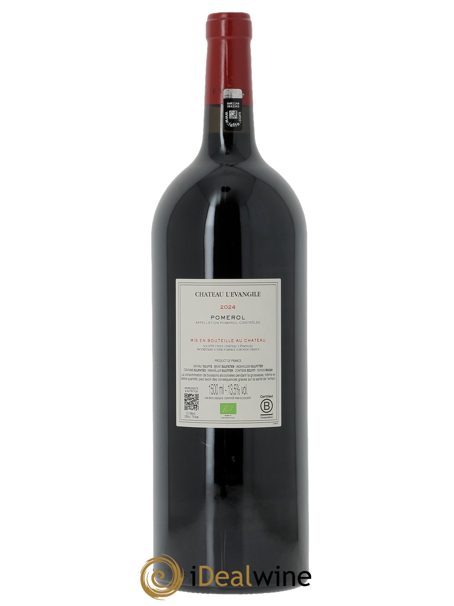Château l' Évangile (CBO à partir de 3 mgs) 2024 - Lote de 1 Magnum - 1