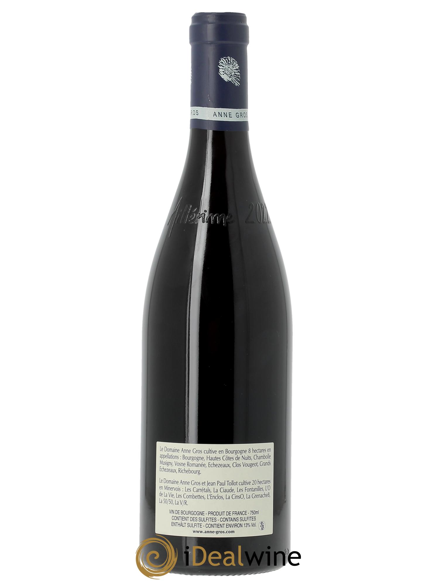 Hautes-Côtes de Nuits Anne Gros   2022 - Lotto di 1 bottiglia - 1