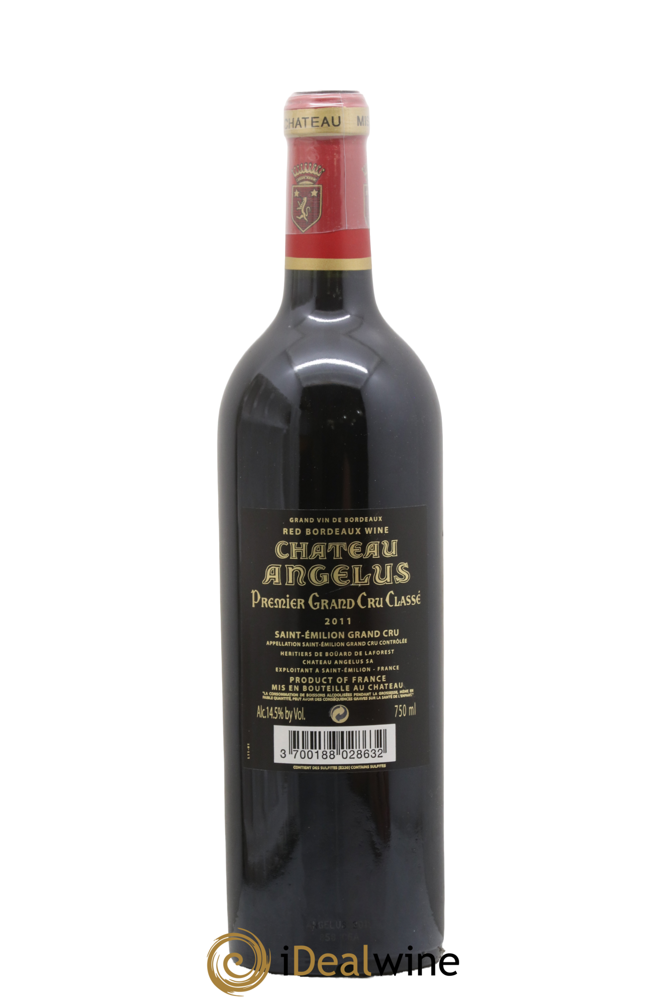 Château Angélus 1er Grand Cru Classé A 2011 - Lot of 1 bottle - 1