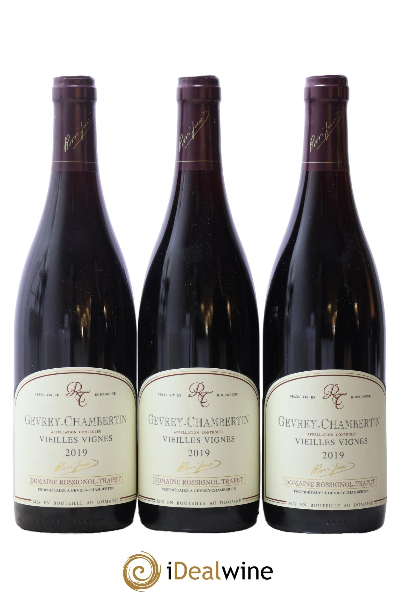 Gevrey-Chambertin Vieilles vignes Rossignol-Trapet (Domaine) 2019 - Lot de 3 bouteilles - 0