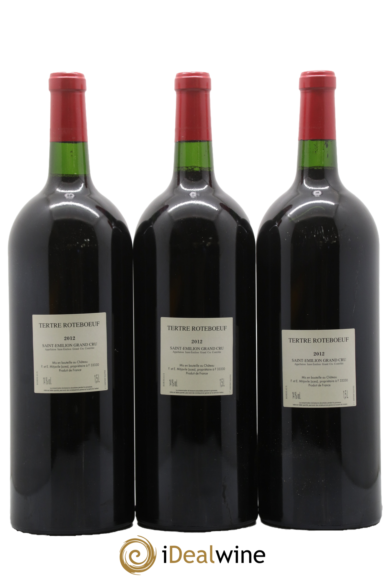 Château Tertre Roteboeuf 2012 - Lot of 6 magnums - 4