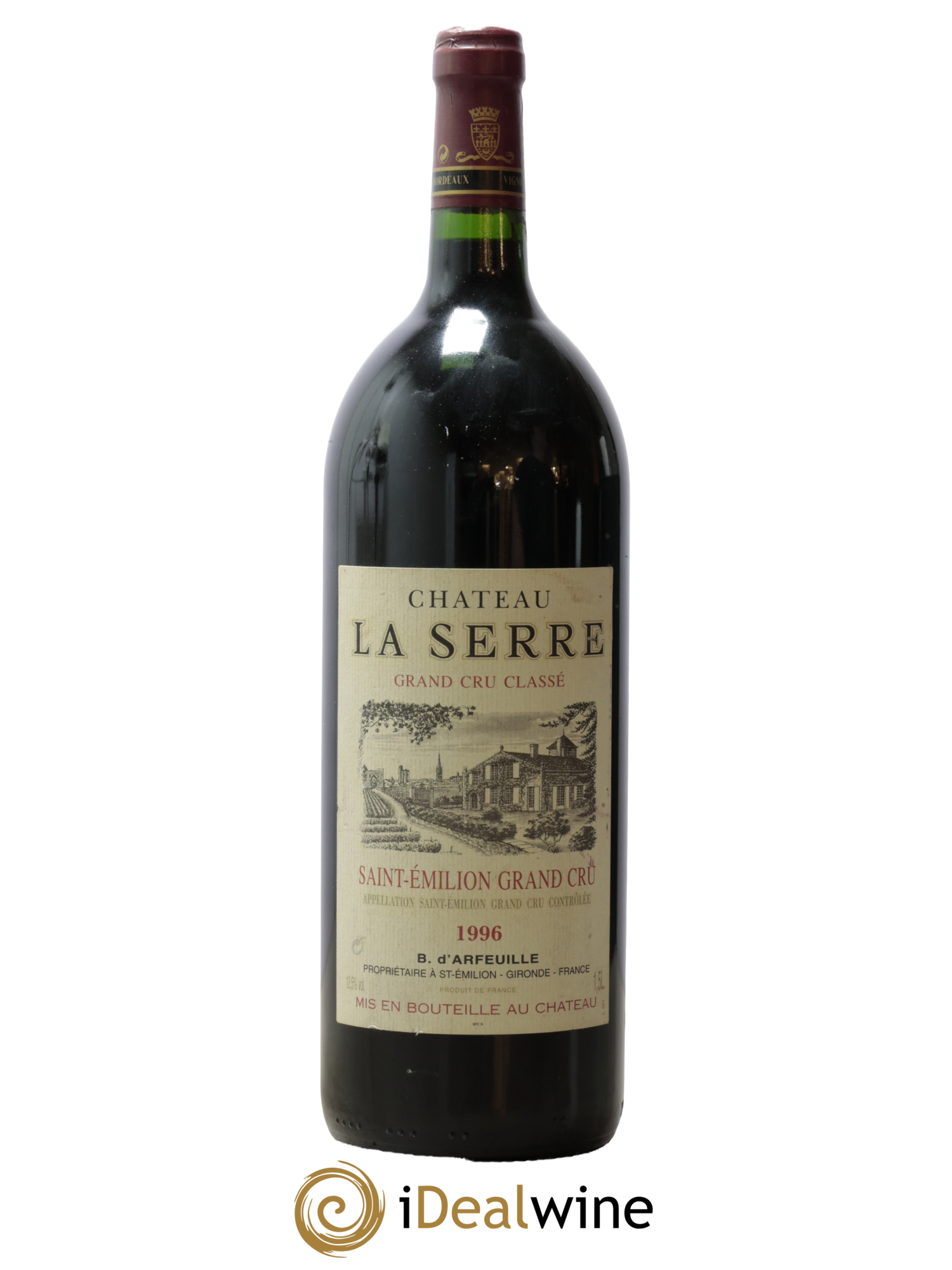 Château la Serre Grand Cru Classé 1996 - Lot of 1 magnum - 0