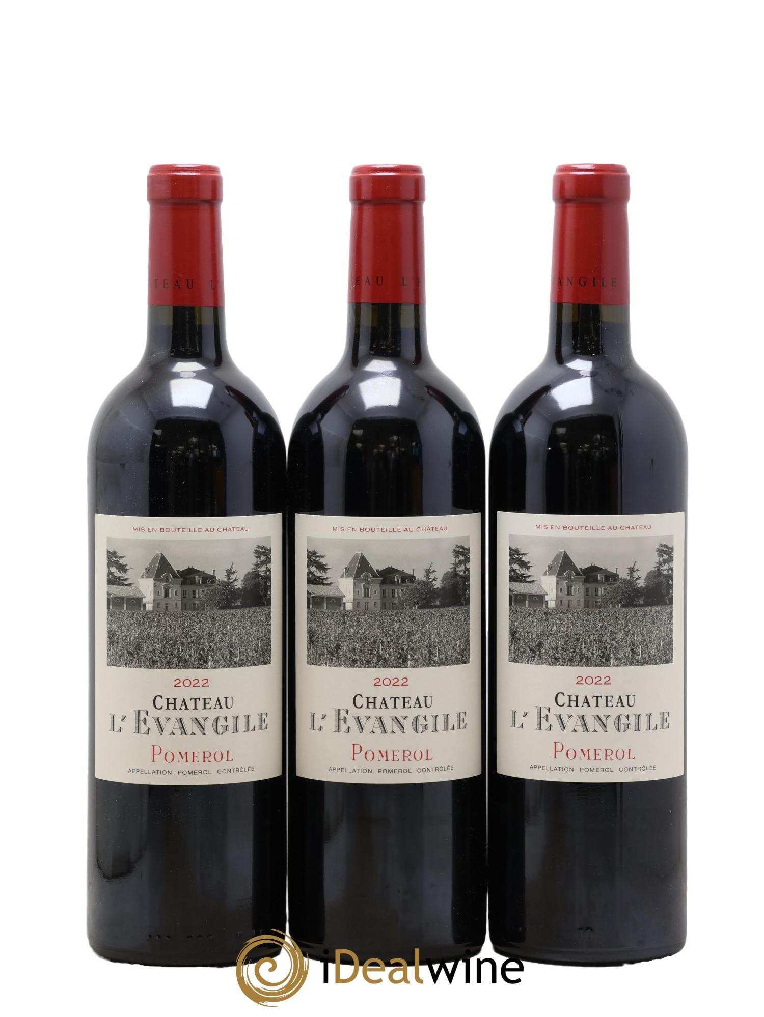 Château l' Évangile 2022 - Lot de 6 bouteilles - 3