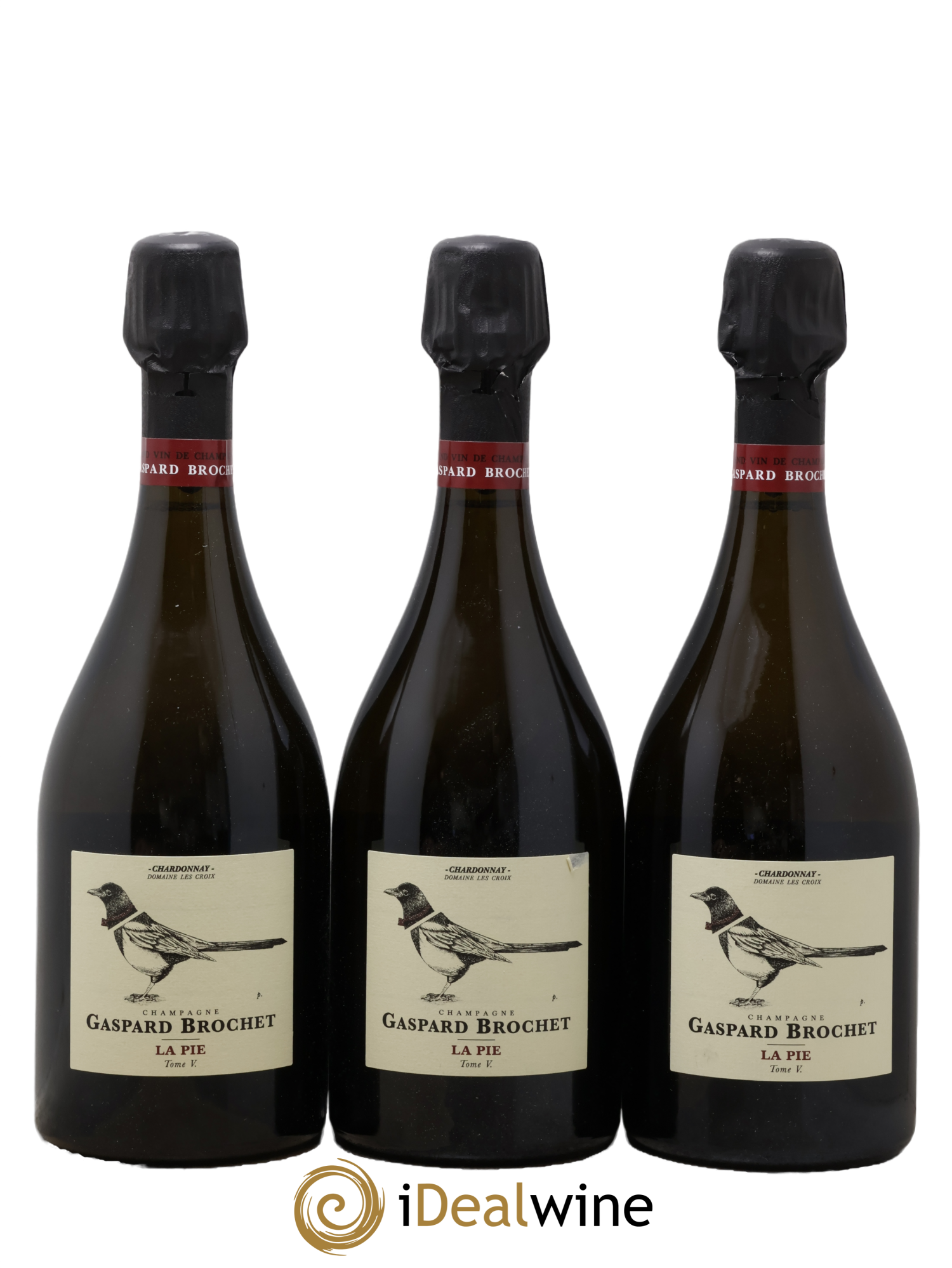 Champagne La Pie Tome V Maison Gaspard Brochet - Lot de 3 bouteilles - 0