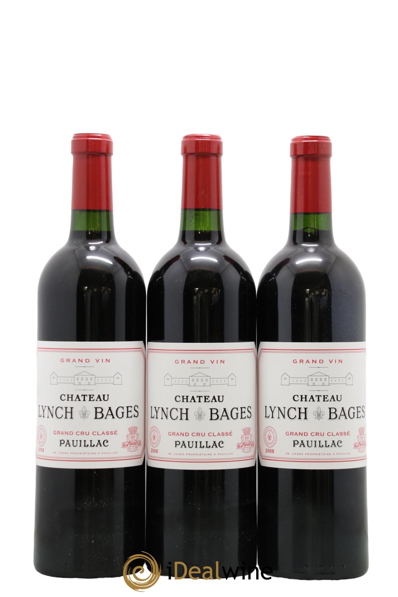 Château Lynch Bages 5ème Grand Cru Classé 2008 - Lot de 12 bouteilles - 4