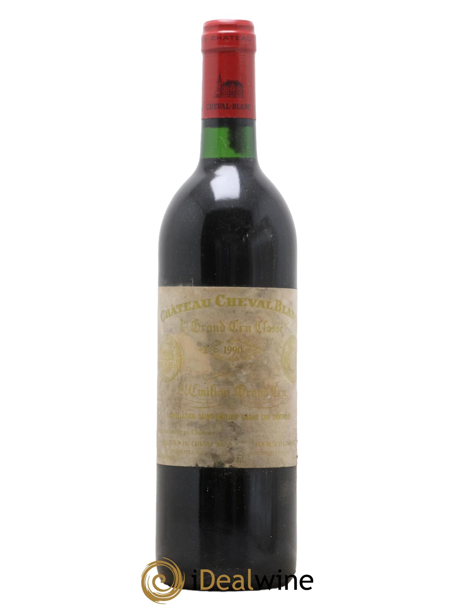 Château Cheval Blanc 1er Grand Cru Classé A 1990 - Lot de 1 bouteille - 0