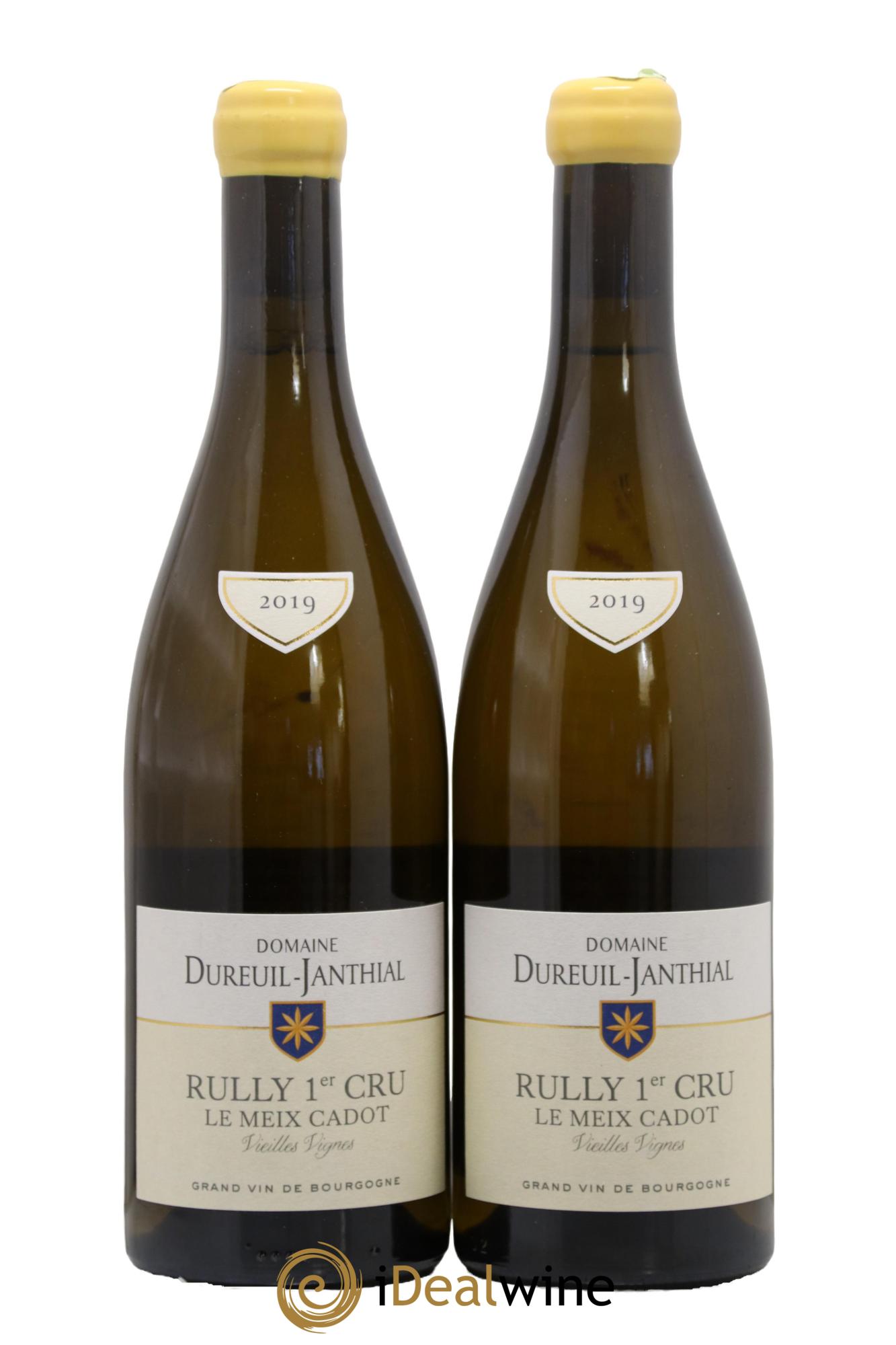 Rully 1er Cru Le Meix Cadot Vieilles Vignes Vincent Dureuil-Janthial 2019 - Lotto di 2 bottiglie - 0